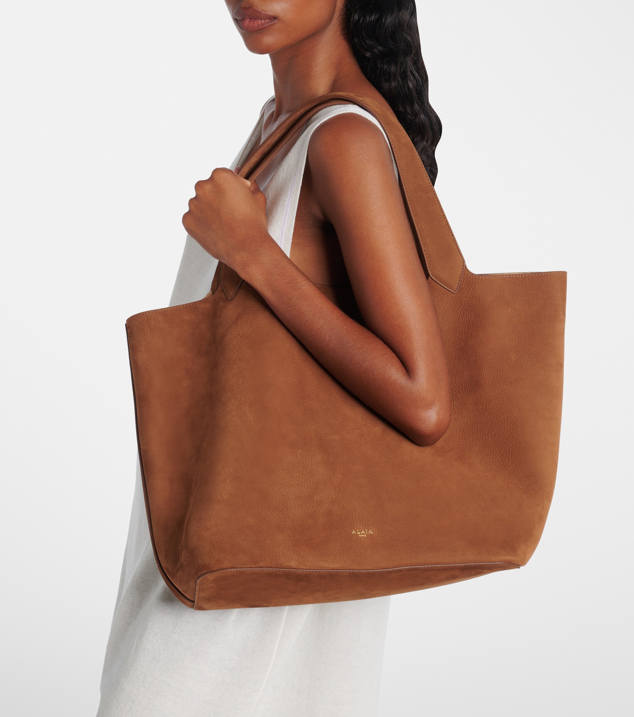 Alaïa Le Cabas leather tote bag