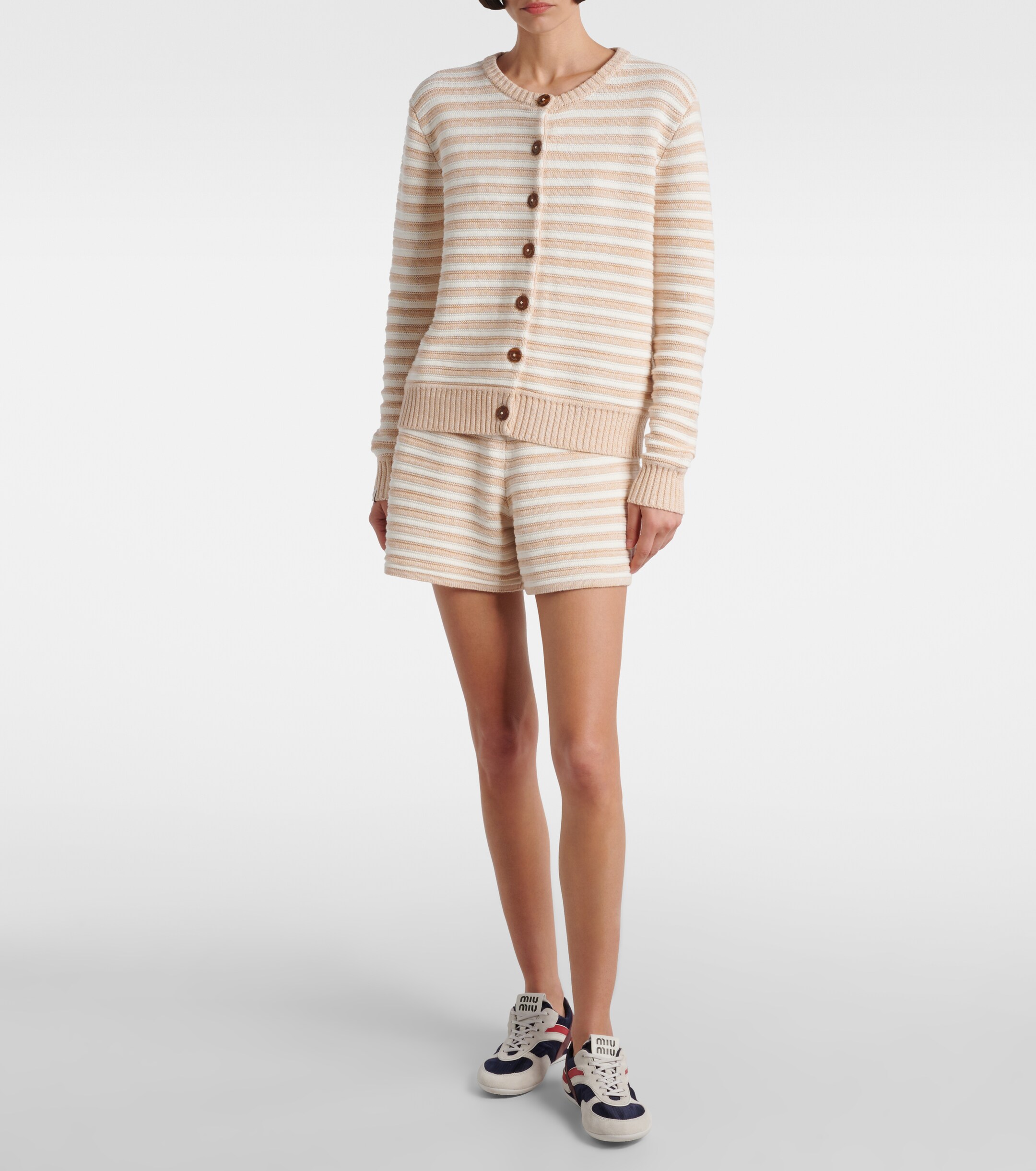 The Upside The Upside Isabeli striped cotton cardigan