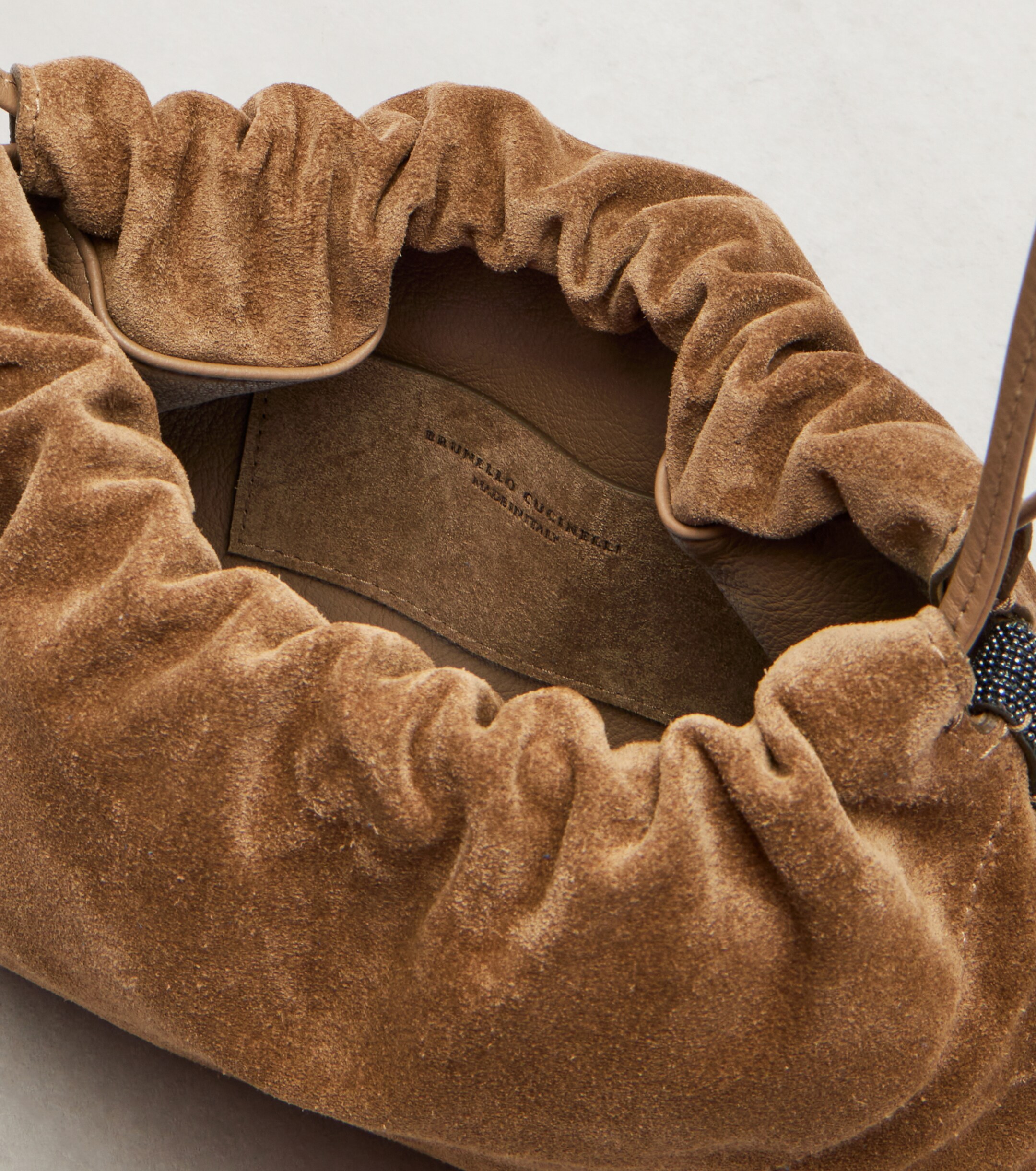 Brunello Cucinelli Suede crossbody bag
