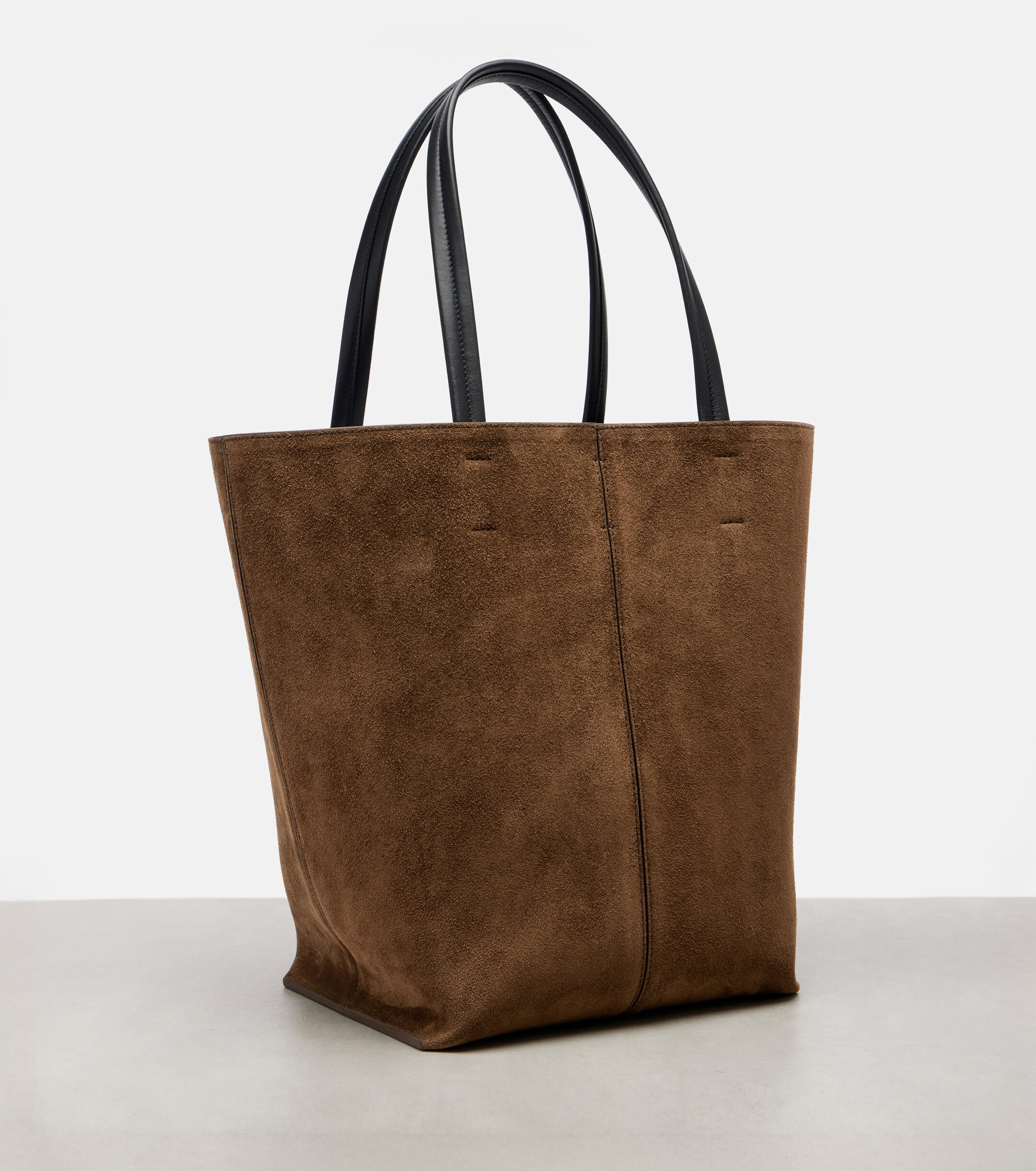 PHOEBE PHILO Pot Cabas suede tote bag thumbnail