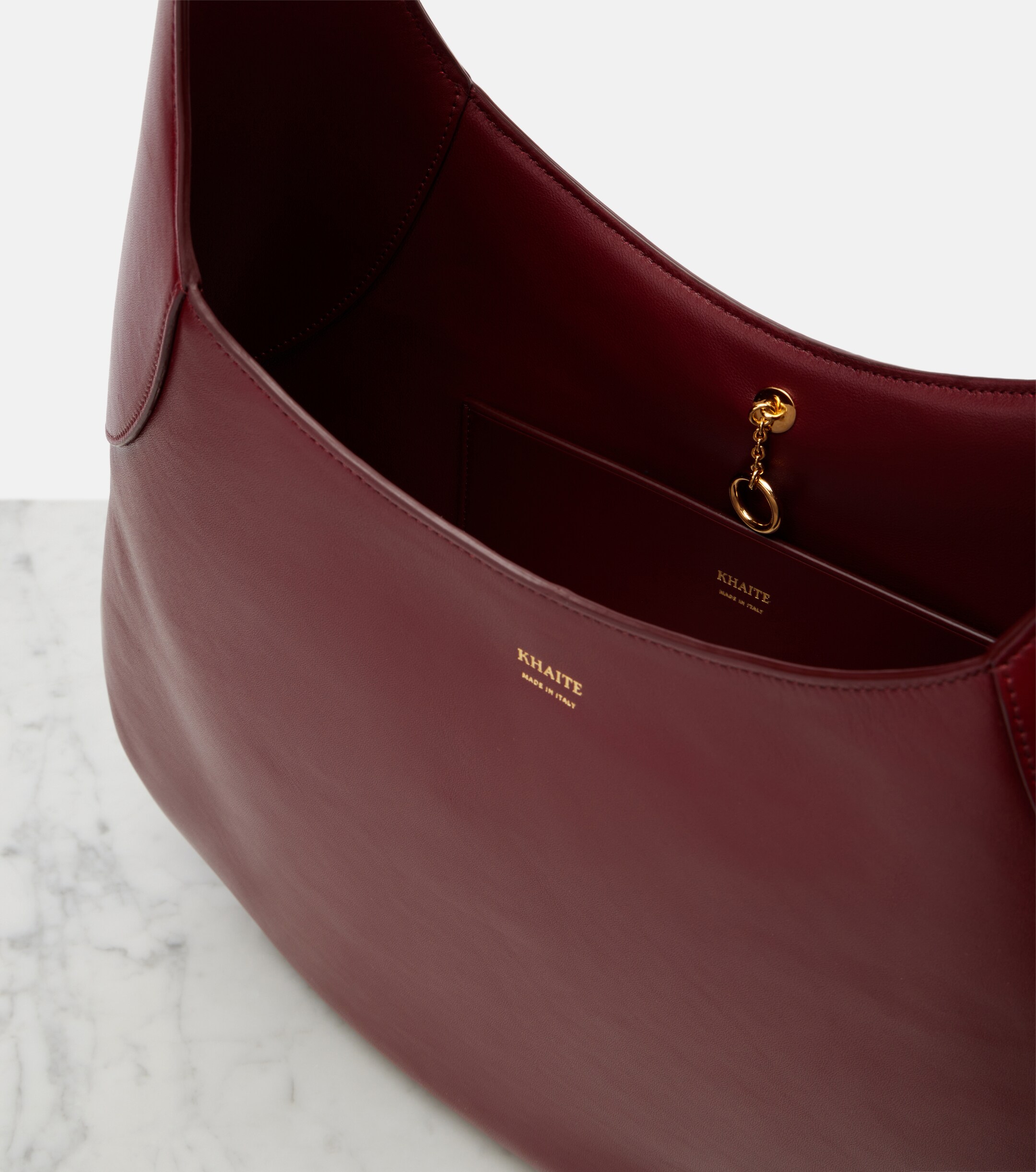 KHAITE Joan Large leather shoulder bag