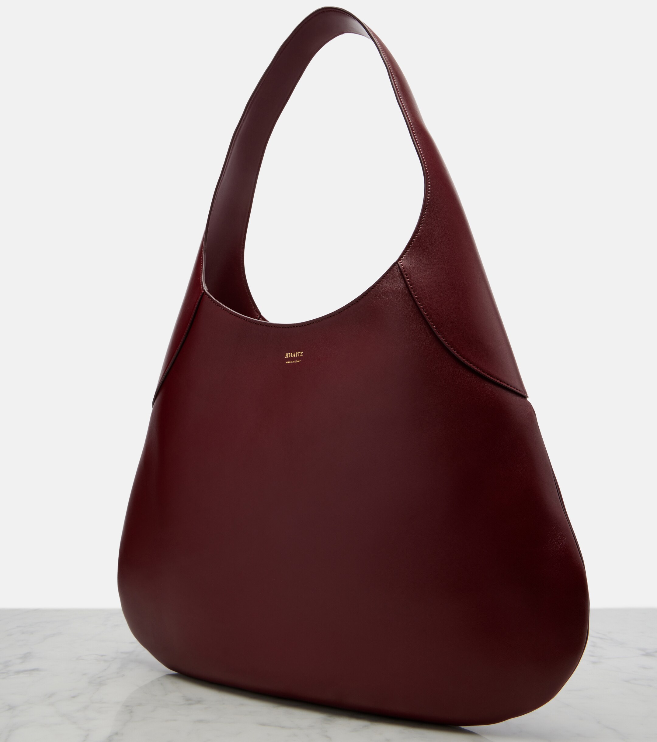 KHAITE Joan Large leather shoulder bag