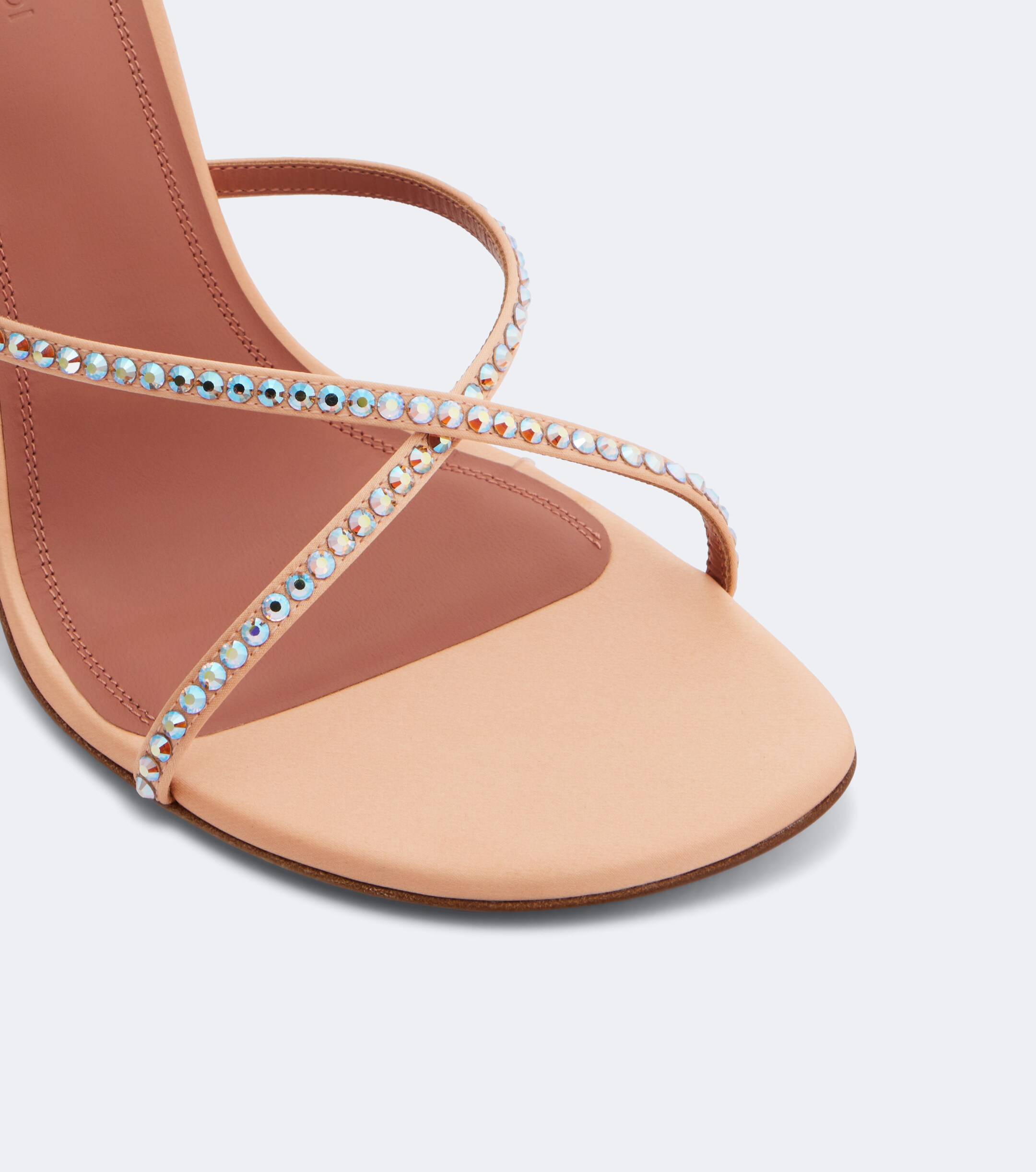 AMINA MUADDI Amina Muaddi Sally crystal-embellished satin mules