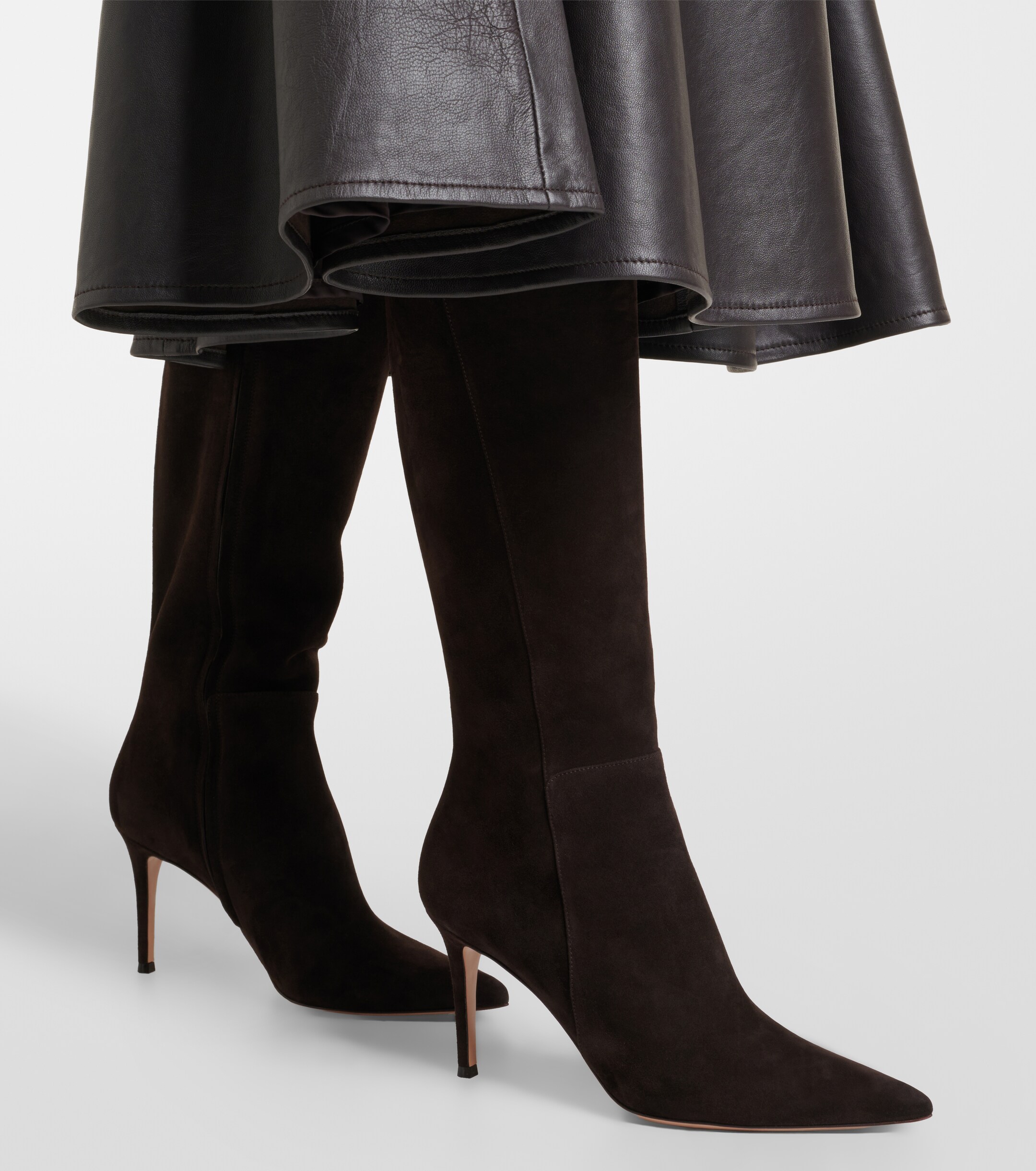 GIANVITO ROSSI Gianvito Rossi Suede knee-high boots