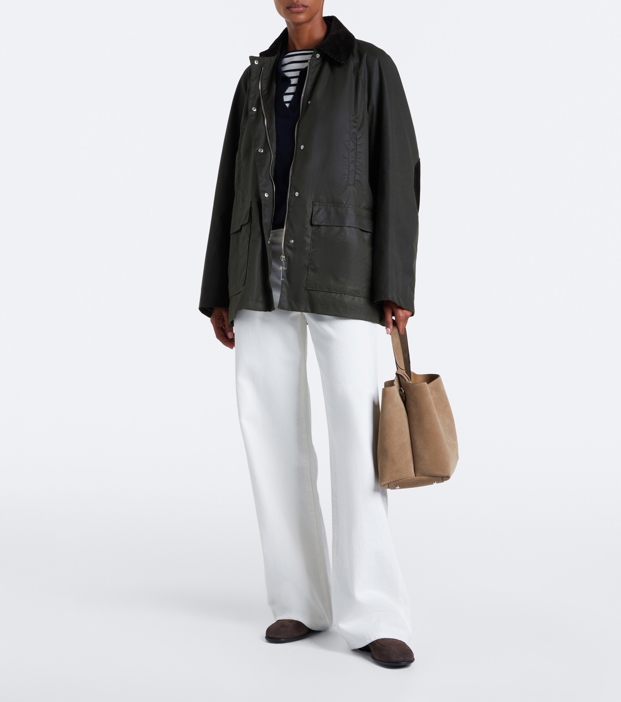 Tod's Apa Medium suede top-handle bag