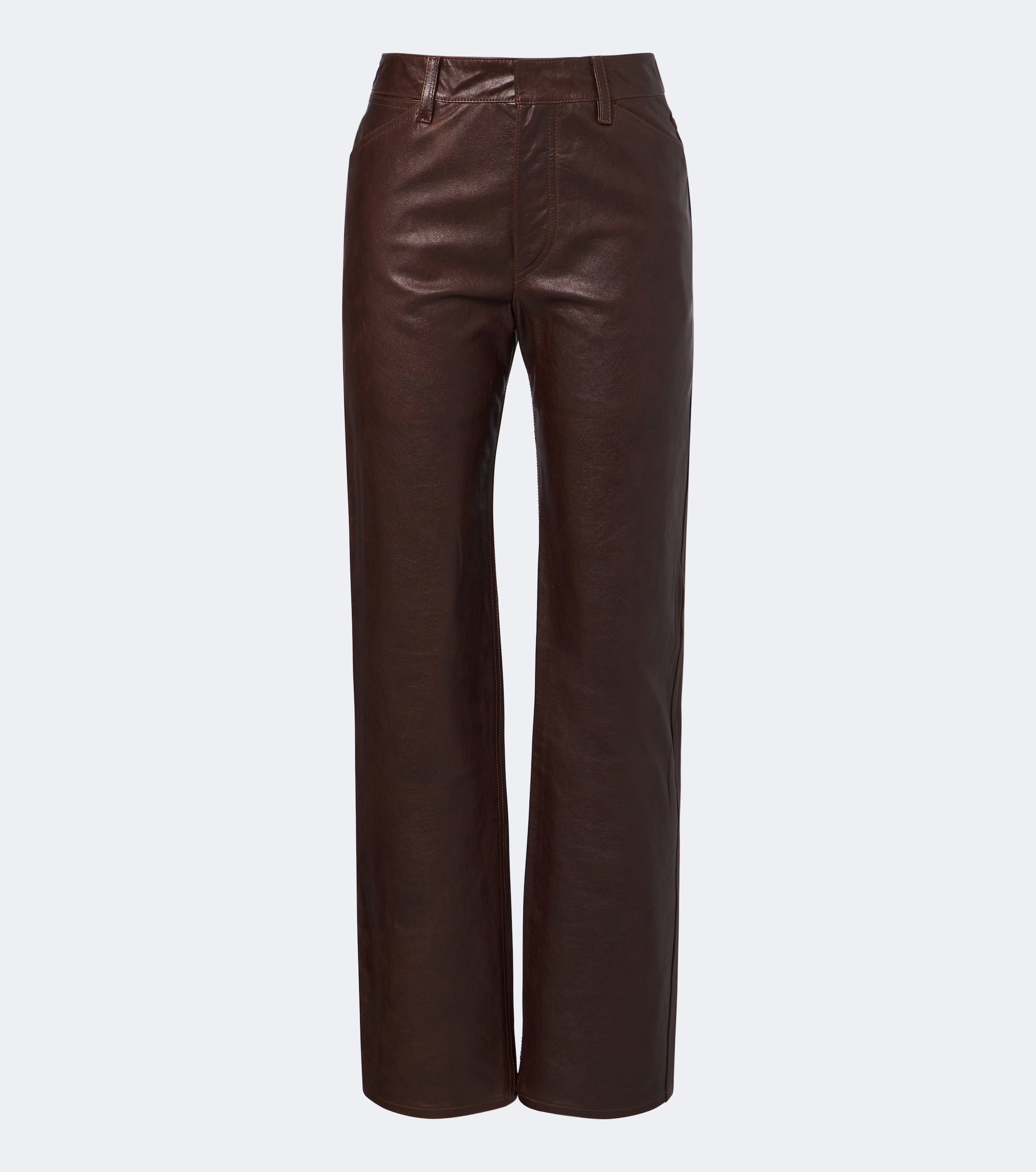Lemaire Lemaire Leather straight pants
