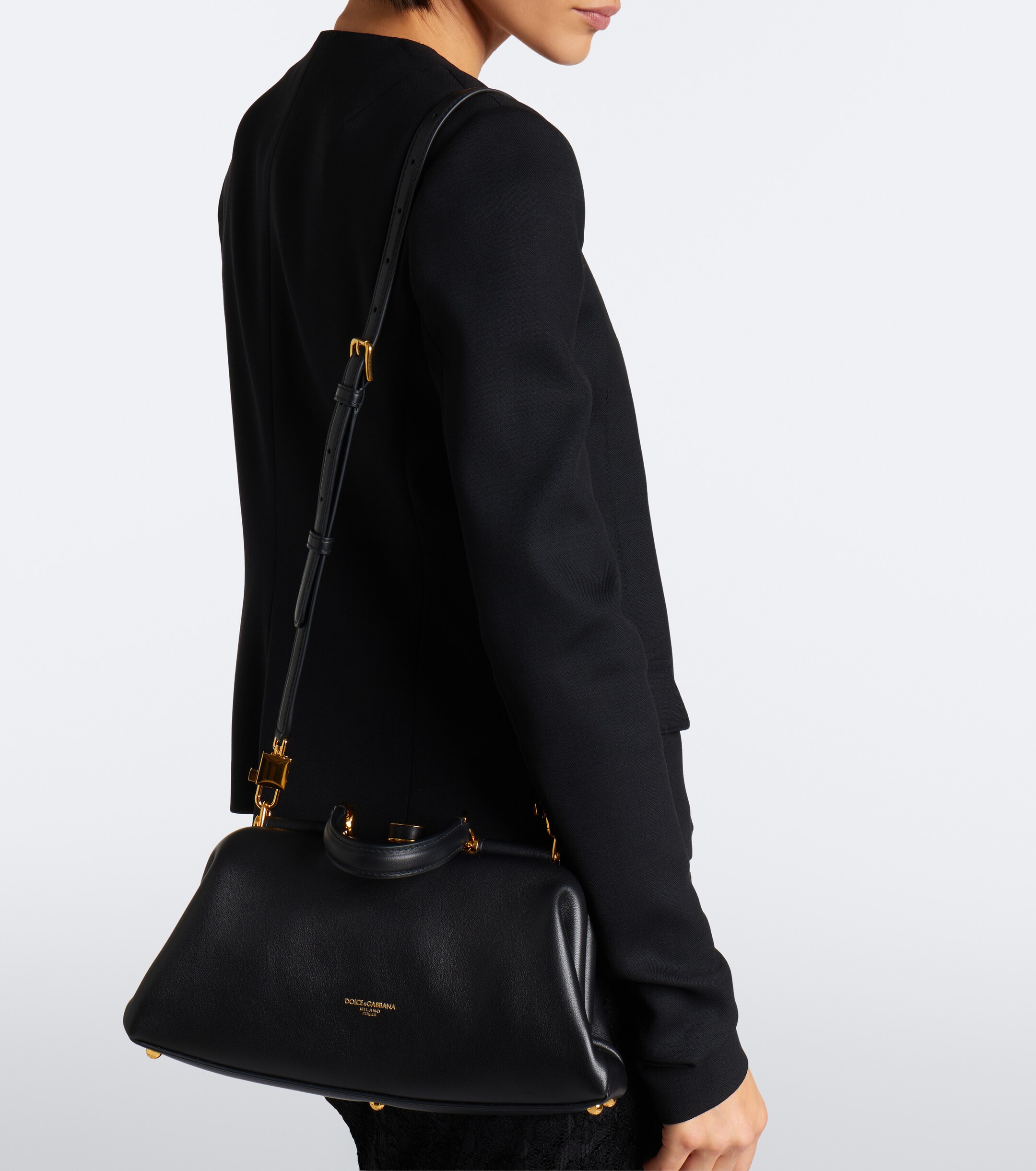 Dolce&Gabbana Dolce & Gabbana Grandma Medium leather top-handle bag