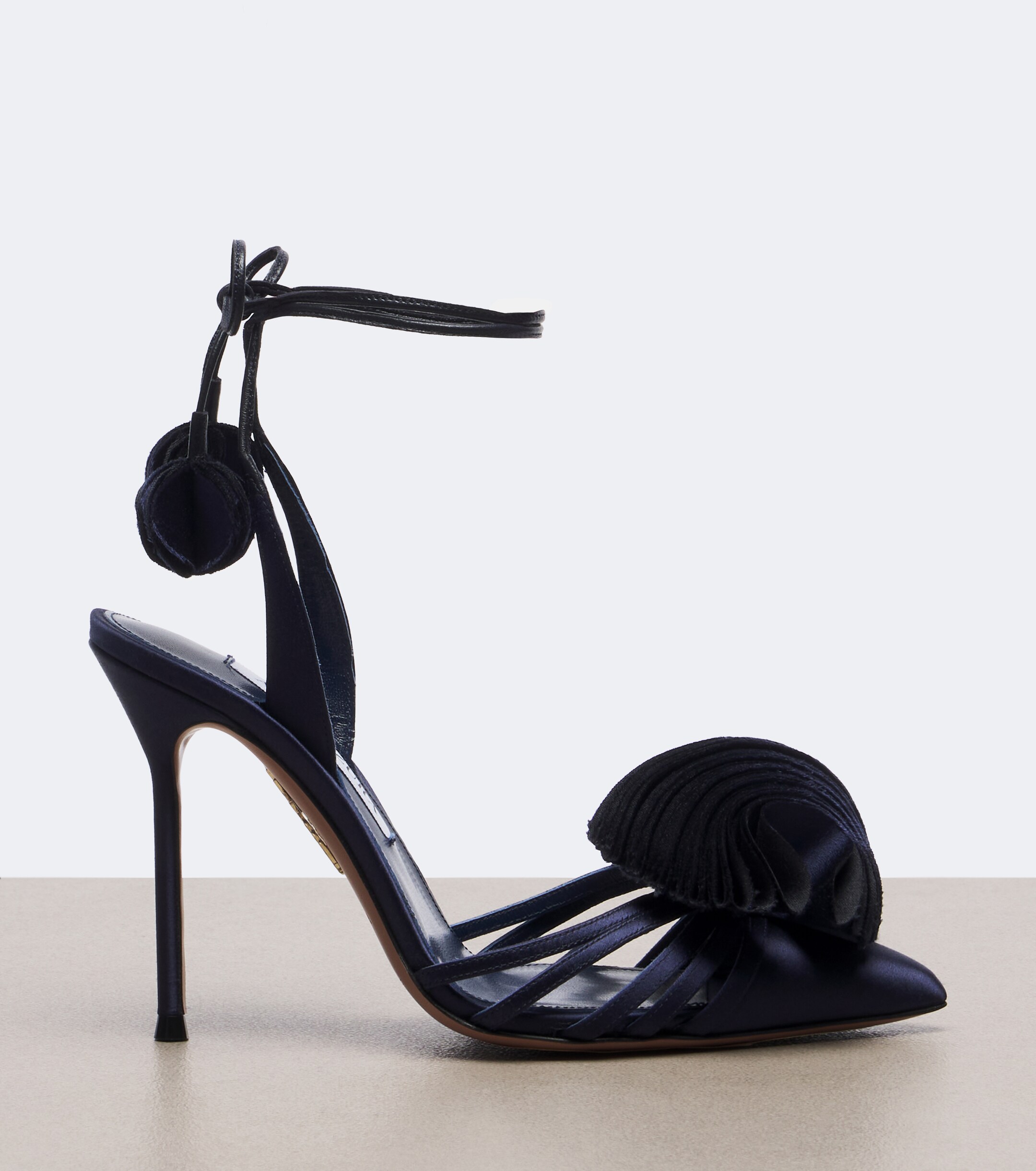AQUAZZURA Aquazzura Wild Bloom satin pumps
