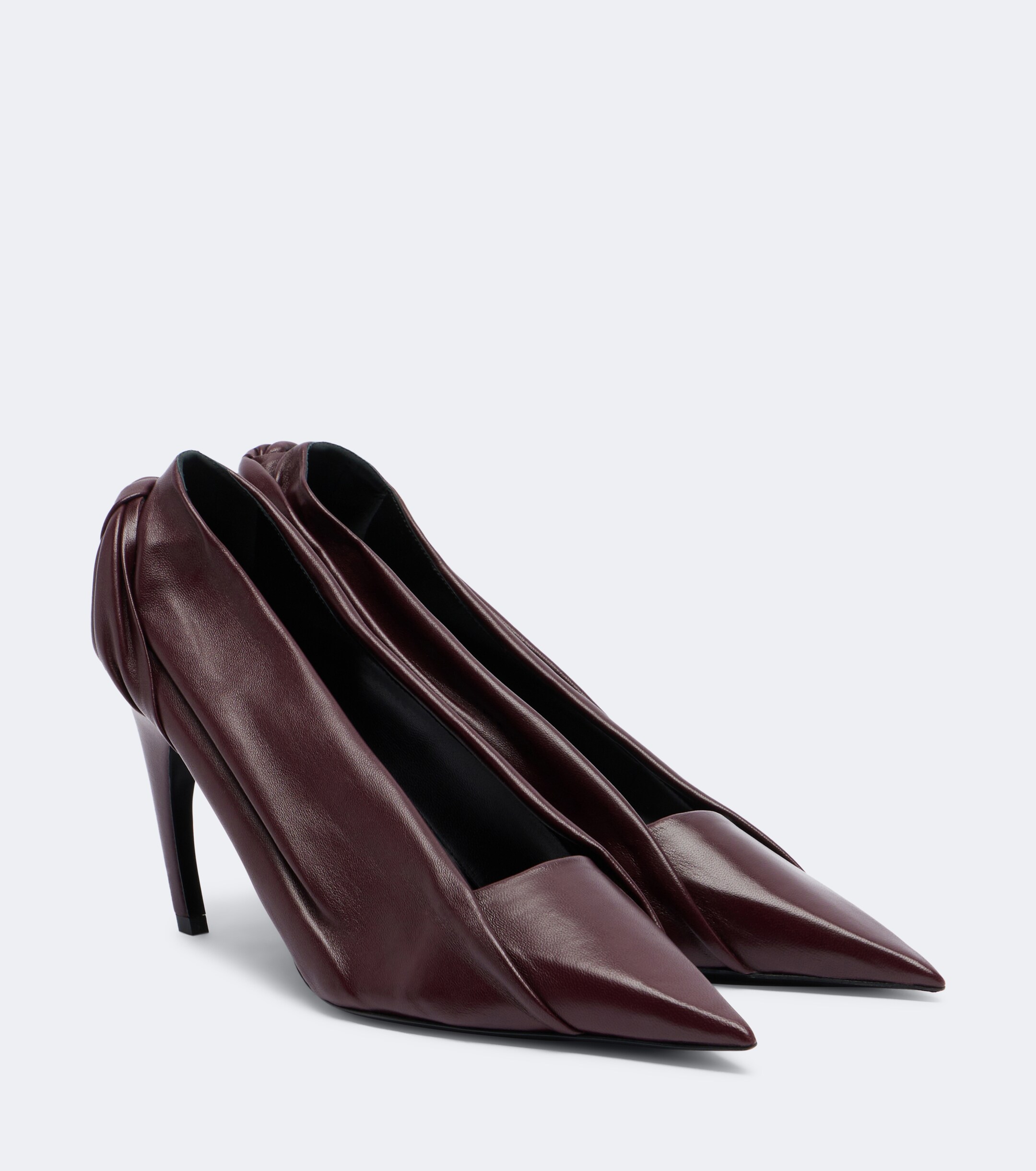 KHAITE Khaite Eve draped leather pumps