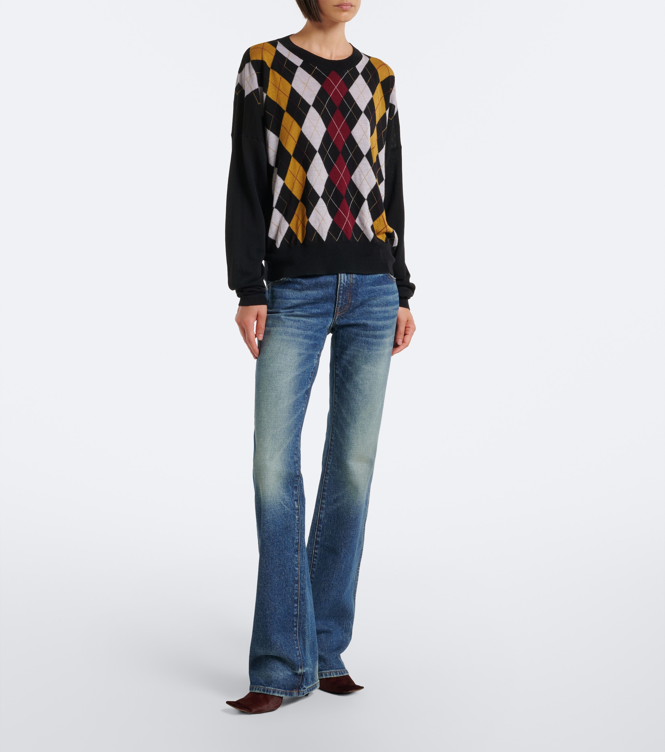 KHAITE Khaite Low-rise flared jeans