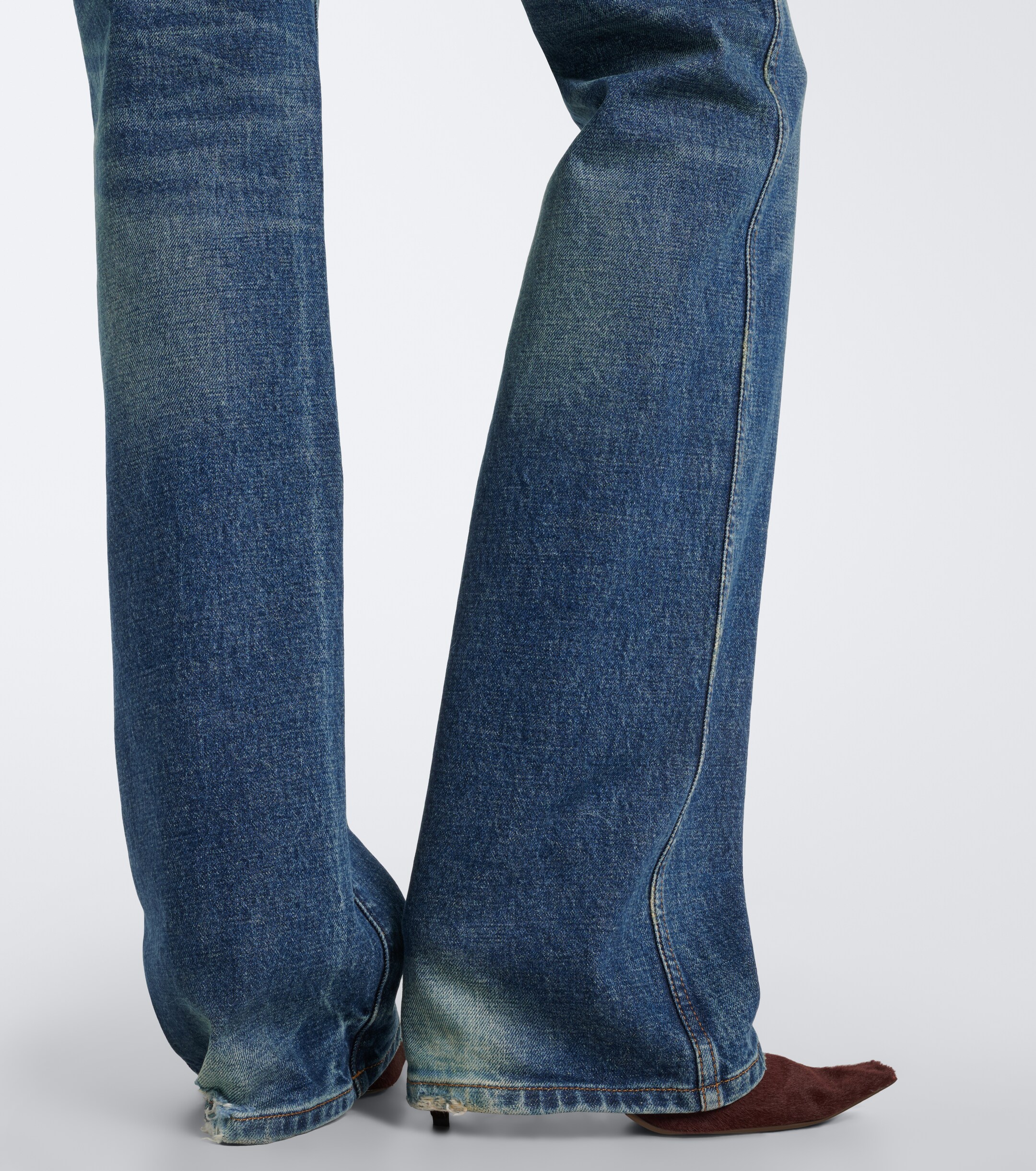 KHAITE Khaite Low-rise flared jeans
