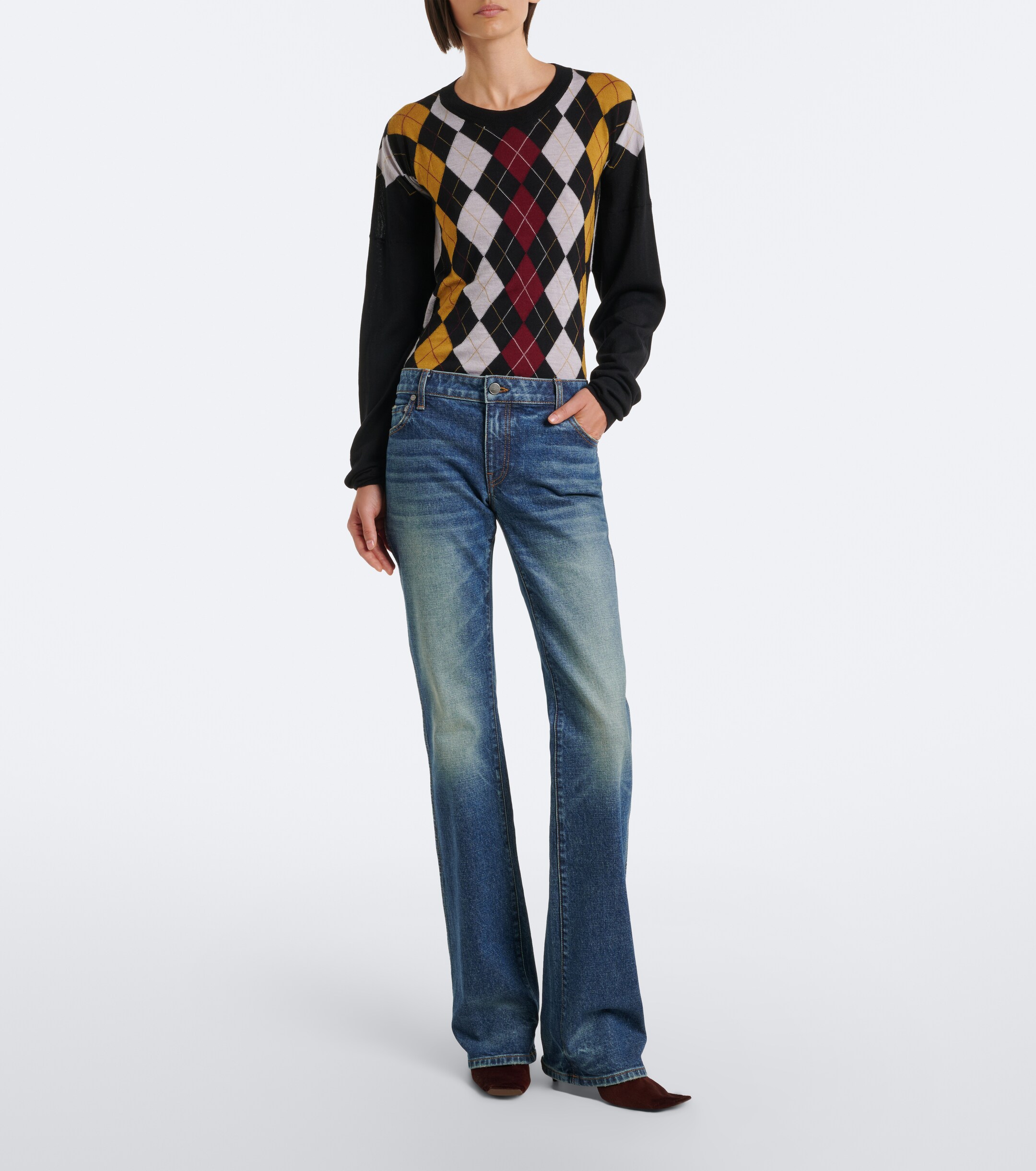 KHAITE Khaite Low-rise flared jeans