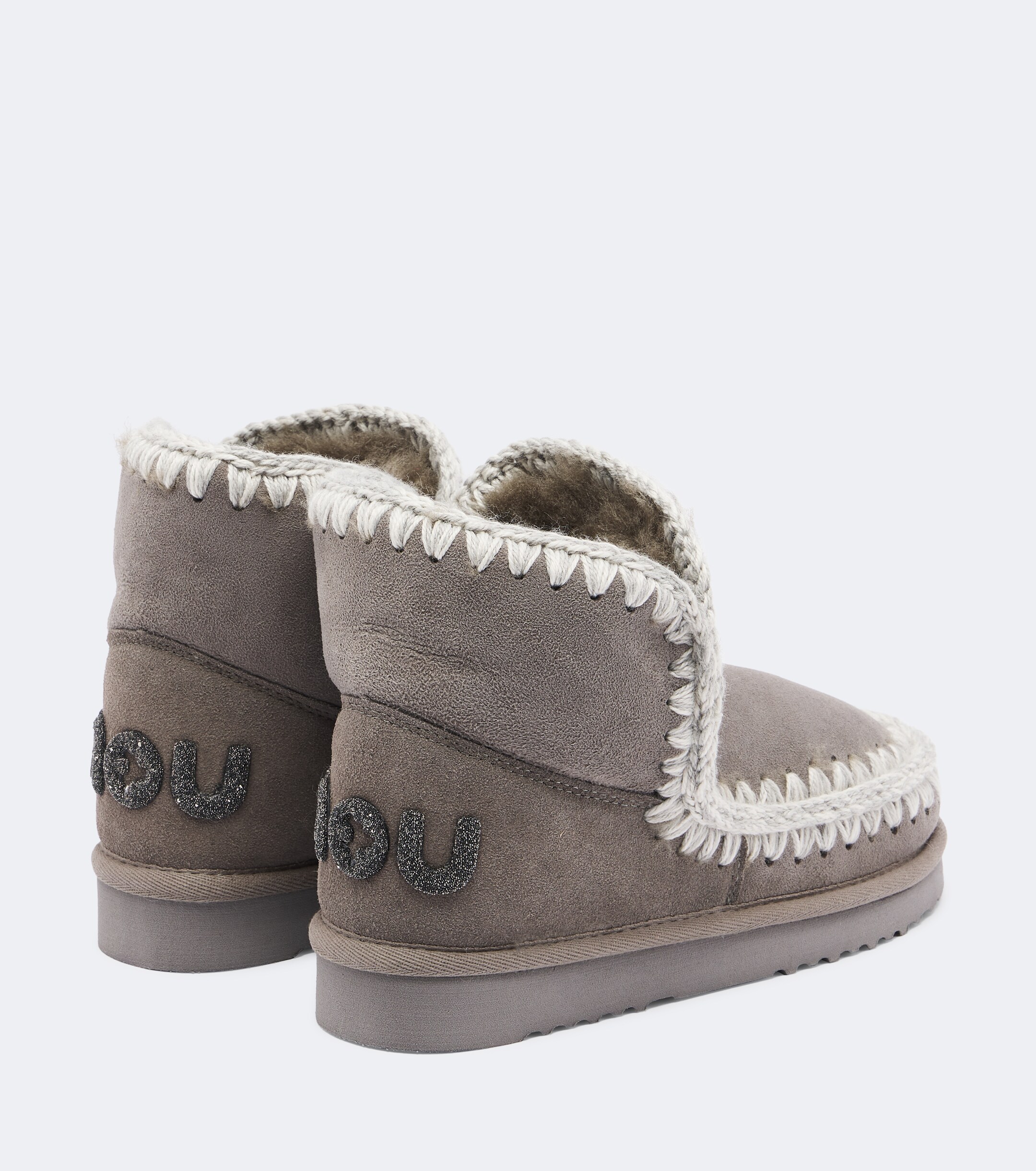MOU Mou 18 shearling-lined suede ankle boots
