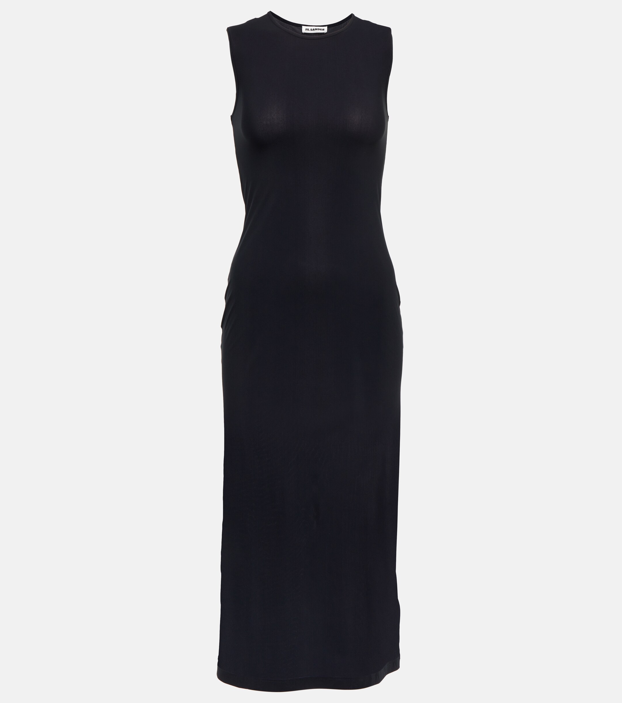Jil Sander Fitted jersey midi dress