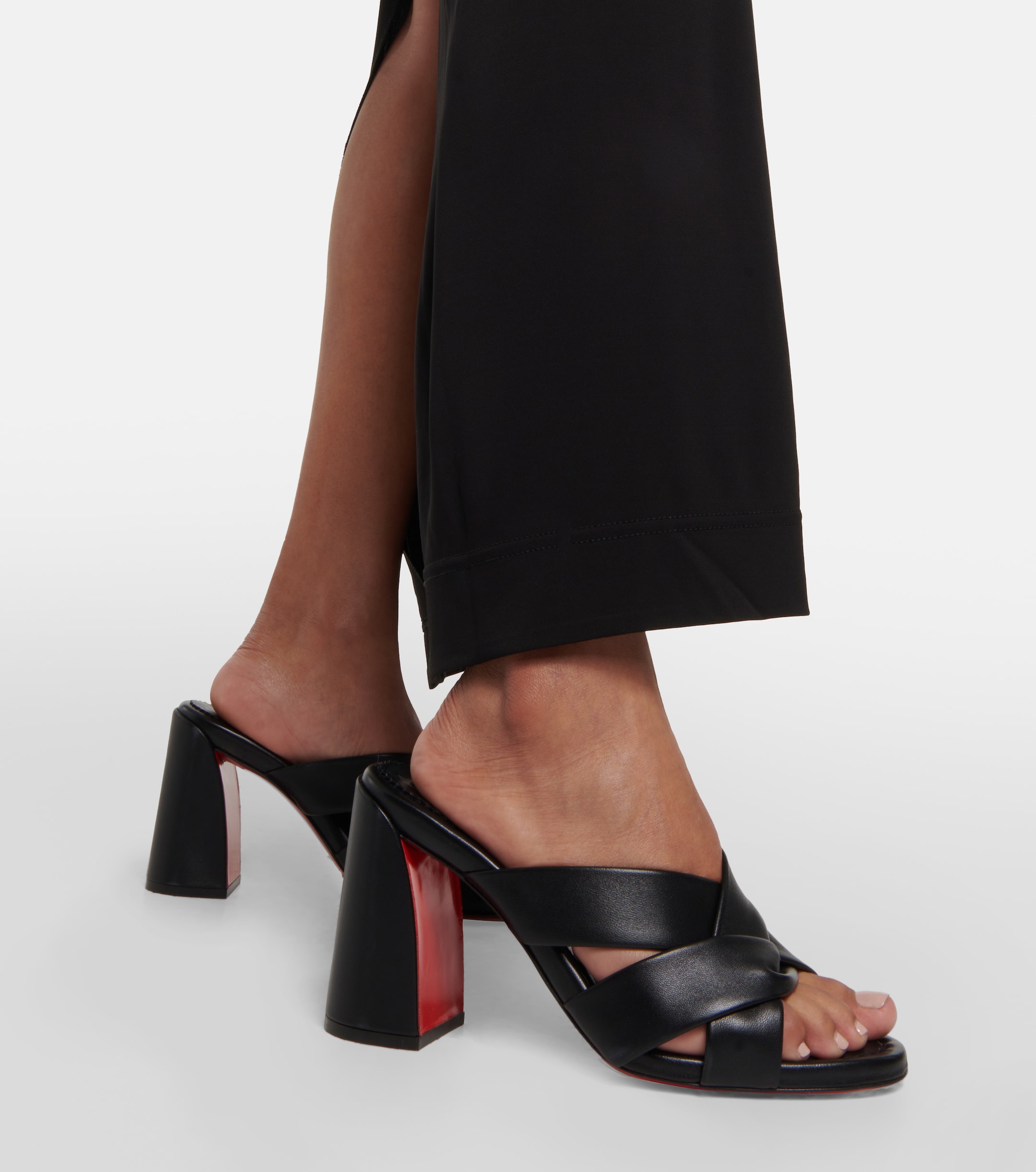 CHRISTIAN LOUBOUTIN Dispo Club leather mules thumbnail