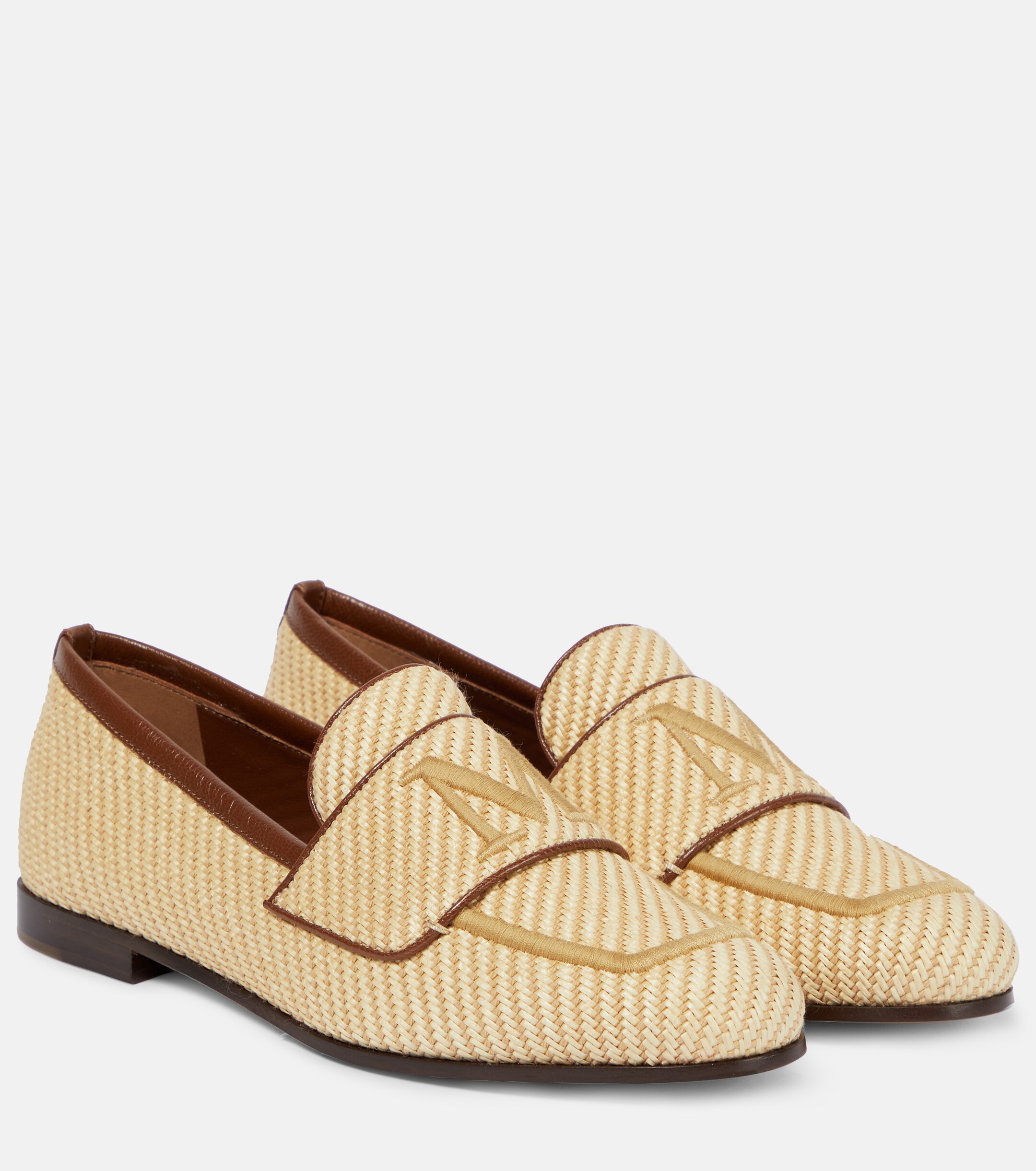 Max Mara Liza logo loafers