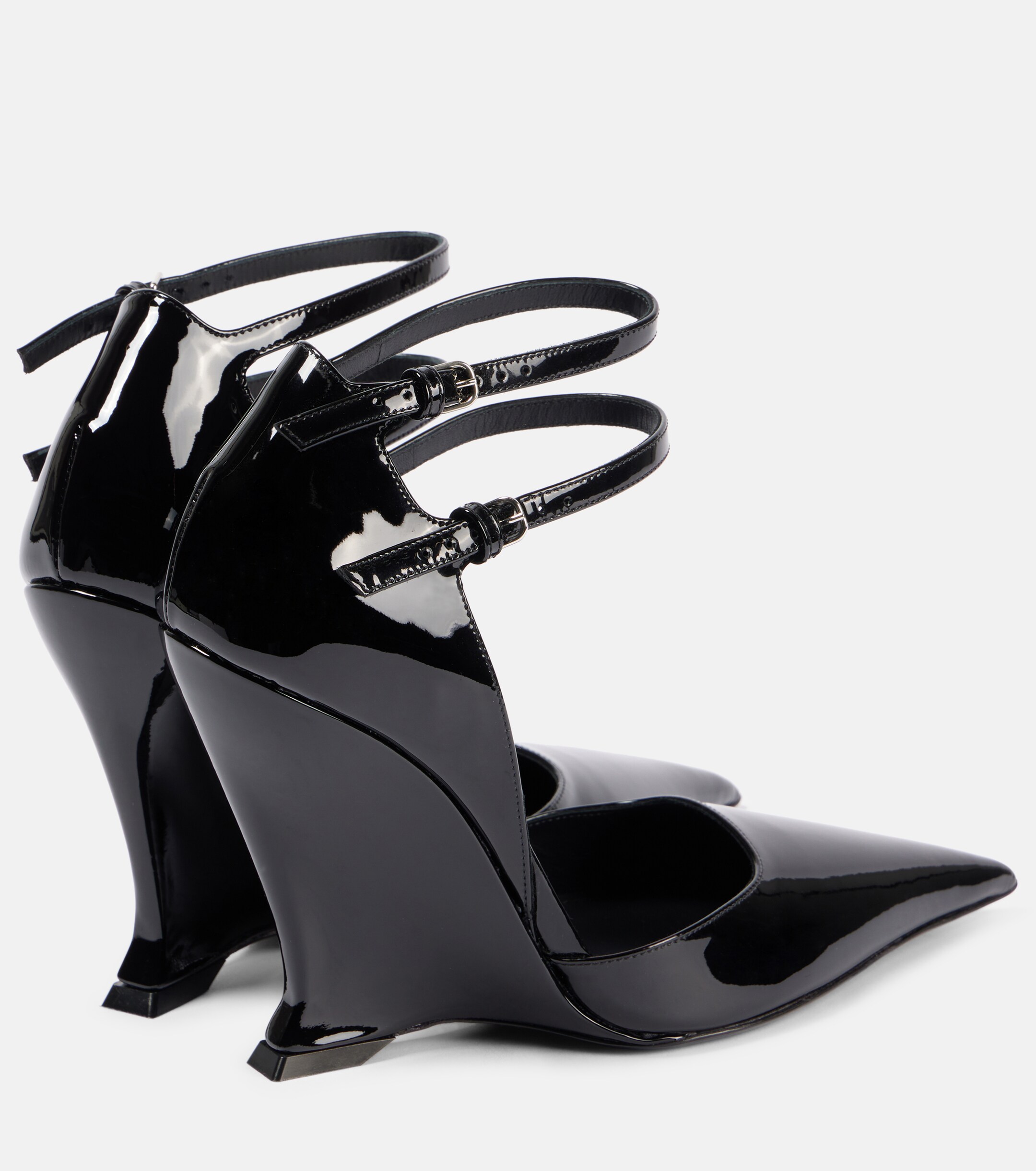 Ferragamo Patent leather wedges thumbnail