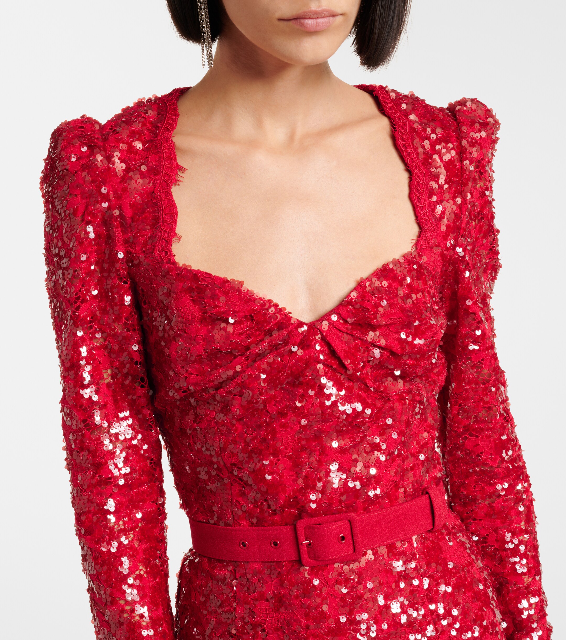 Rebecca Vallance x Nicky Hilton Leyla sequined midi dress