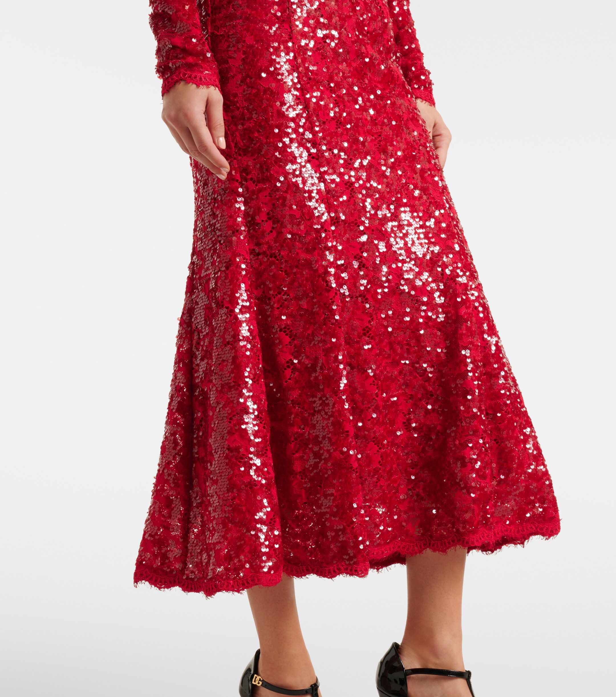 Rebecca Vallance x Nicky Hilton Leyla sequined midi dress