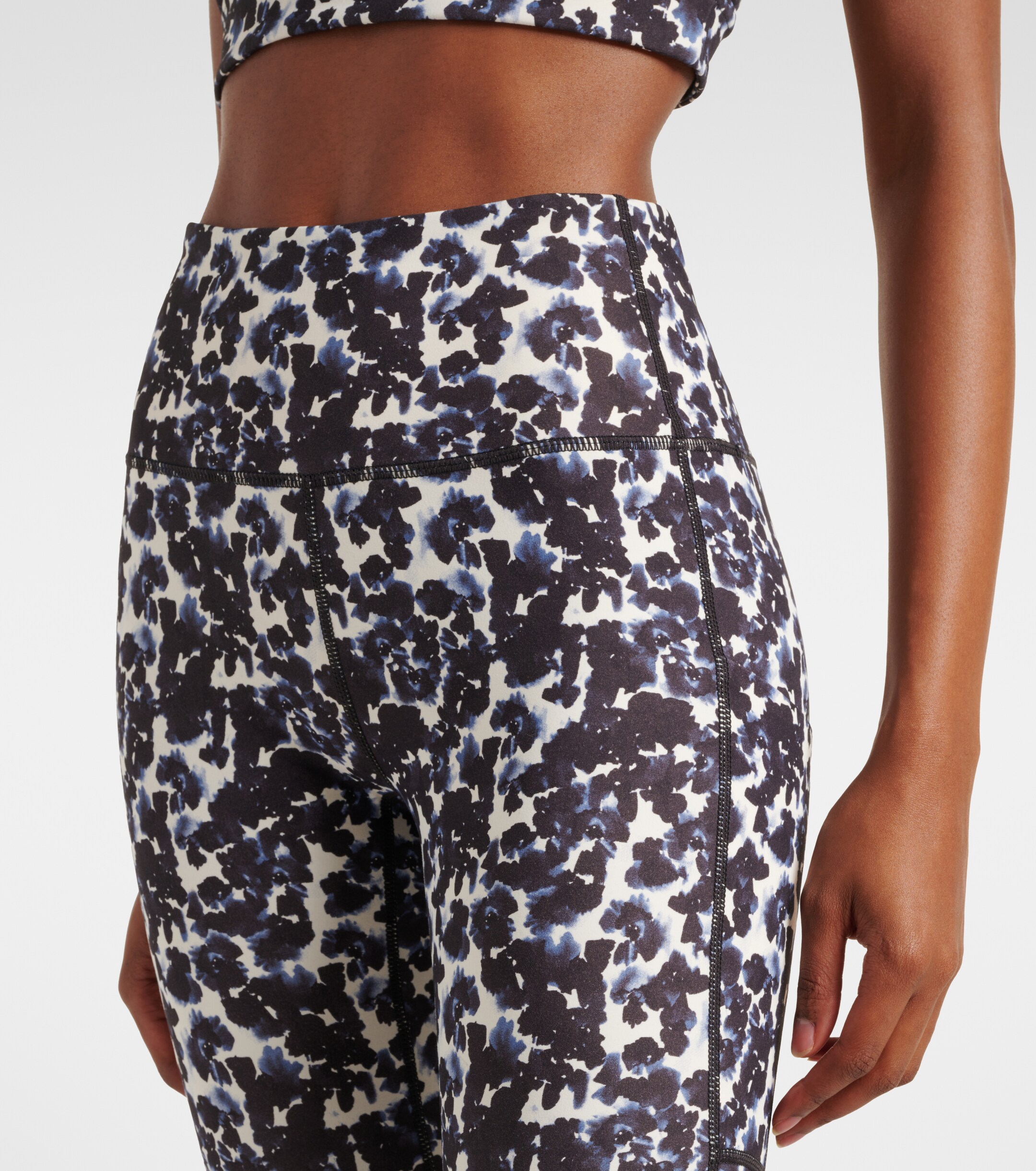 Varley Varley Printed high-rise leggings