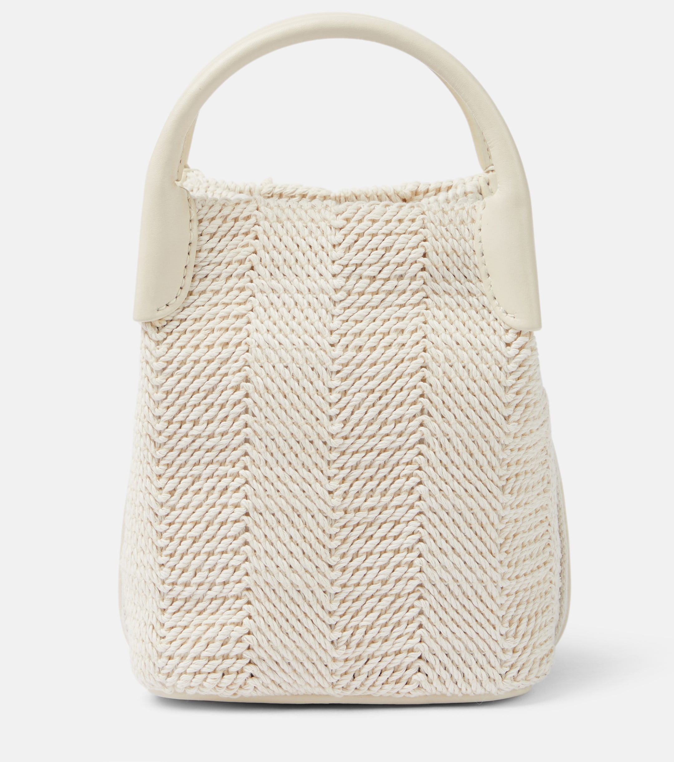 Loro Piana Bale Micro leather-trimmed bucket bag