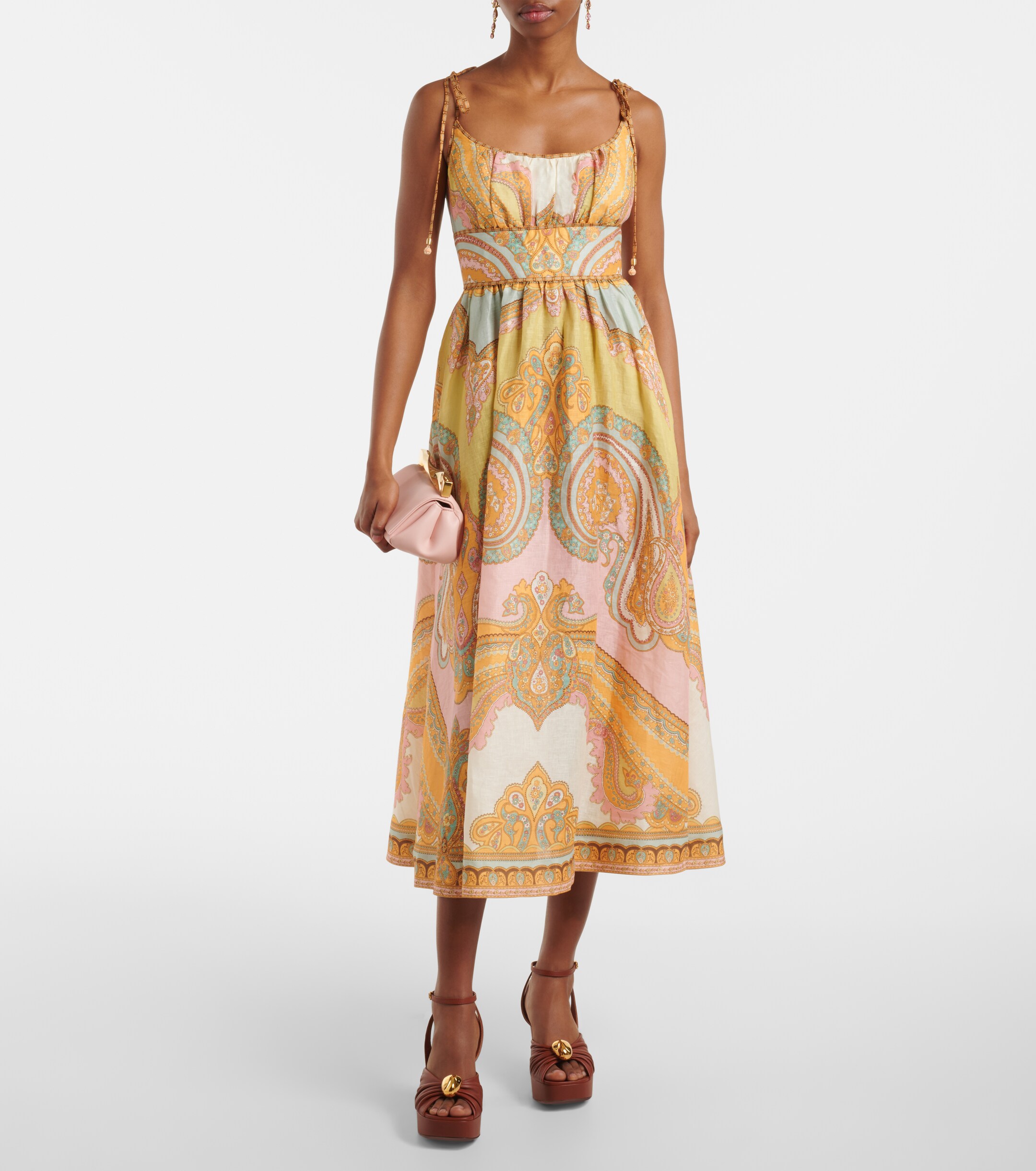 Zimmermann - Maxine Picnic paisley linen bustier dress | Plush Zimmermann - Maxine Picnic paisley linen bustier dress | Plush