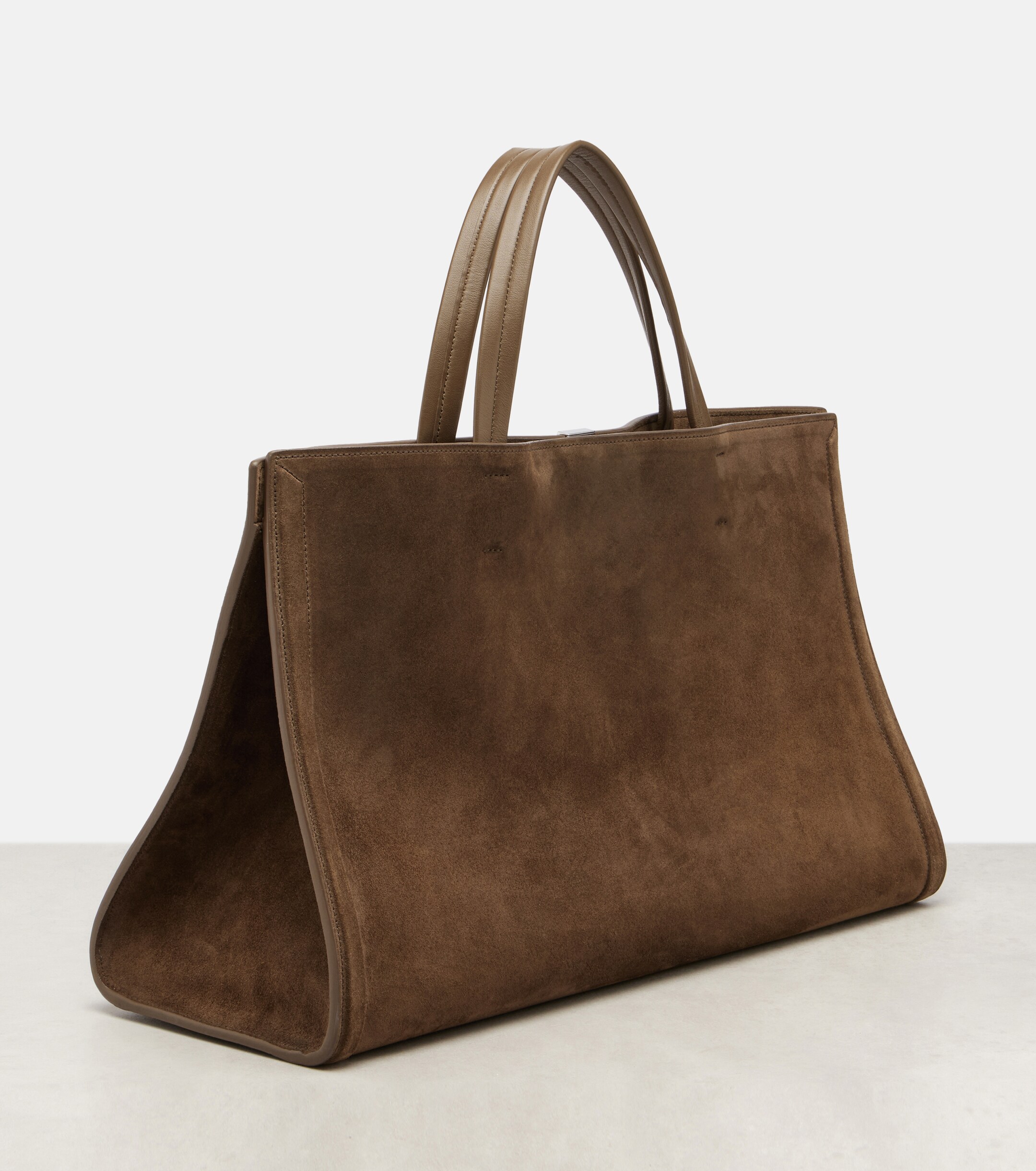 PHOEBE PHILO Medium Kit Cabas suede tote bag thumbnail