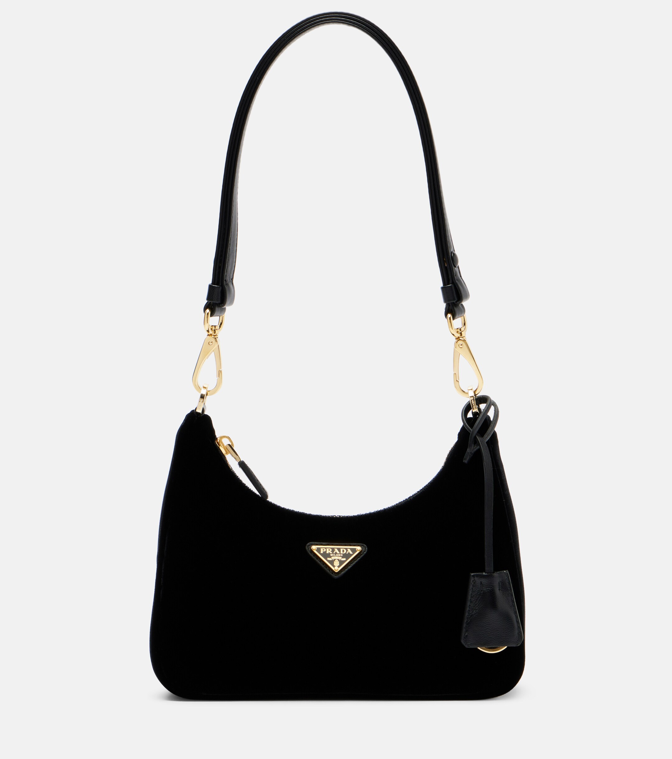 Prada Prada Re-Edition Mini velvet shoulder bag