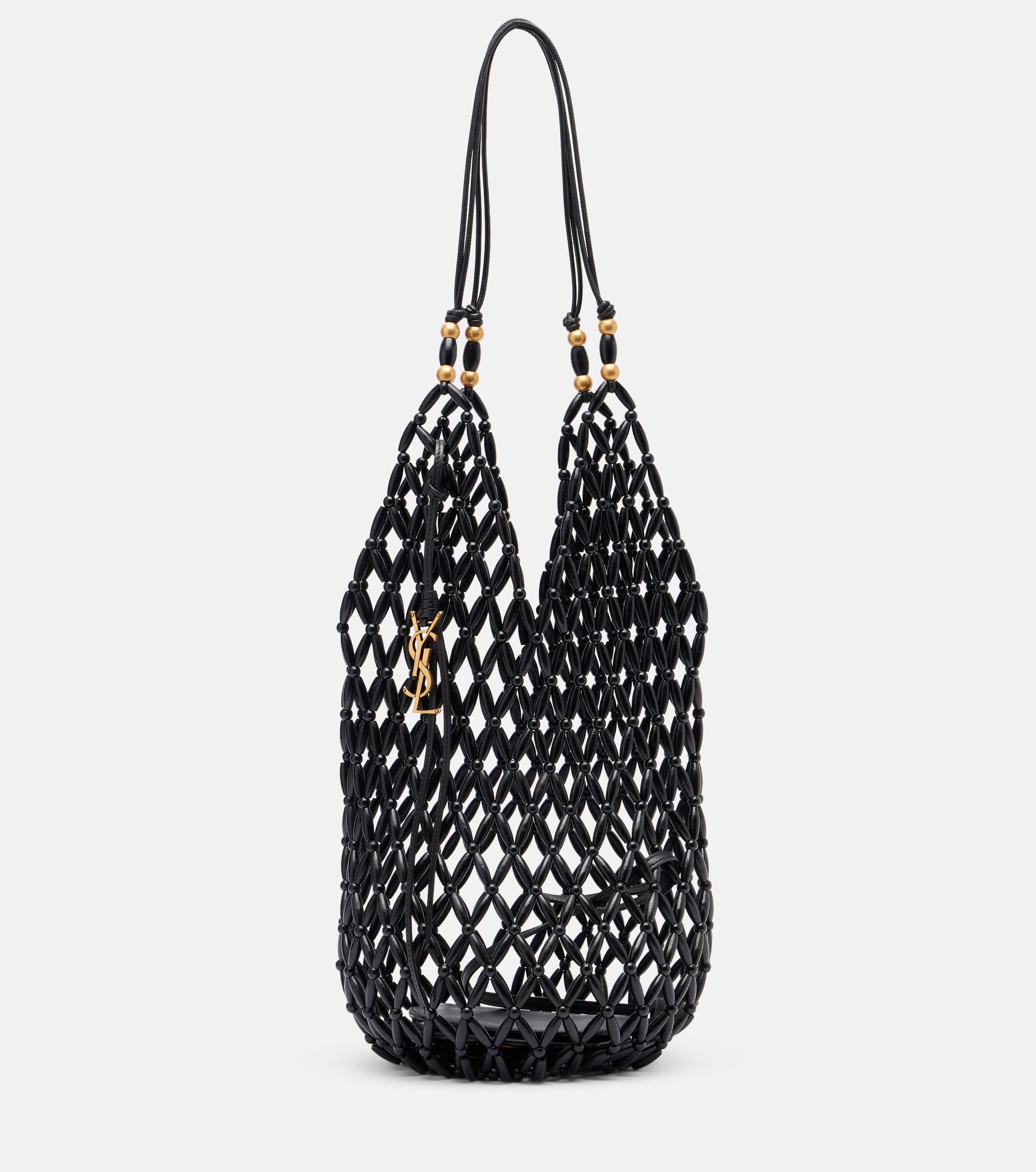 Saint Laurent Cassandre beaded shoulder bag
