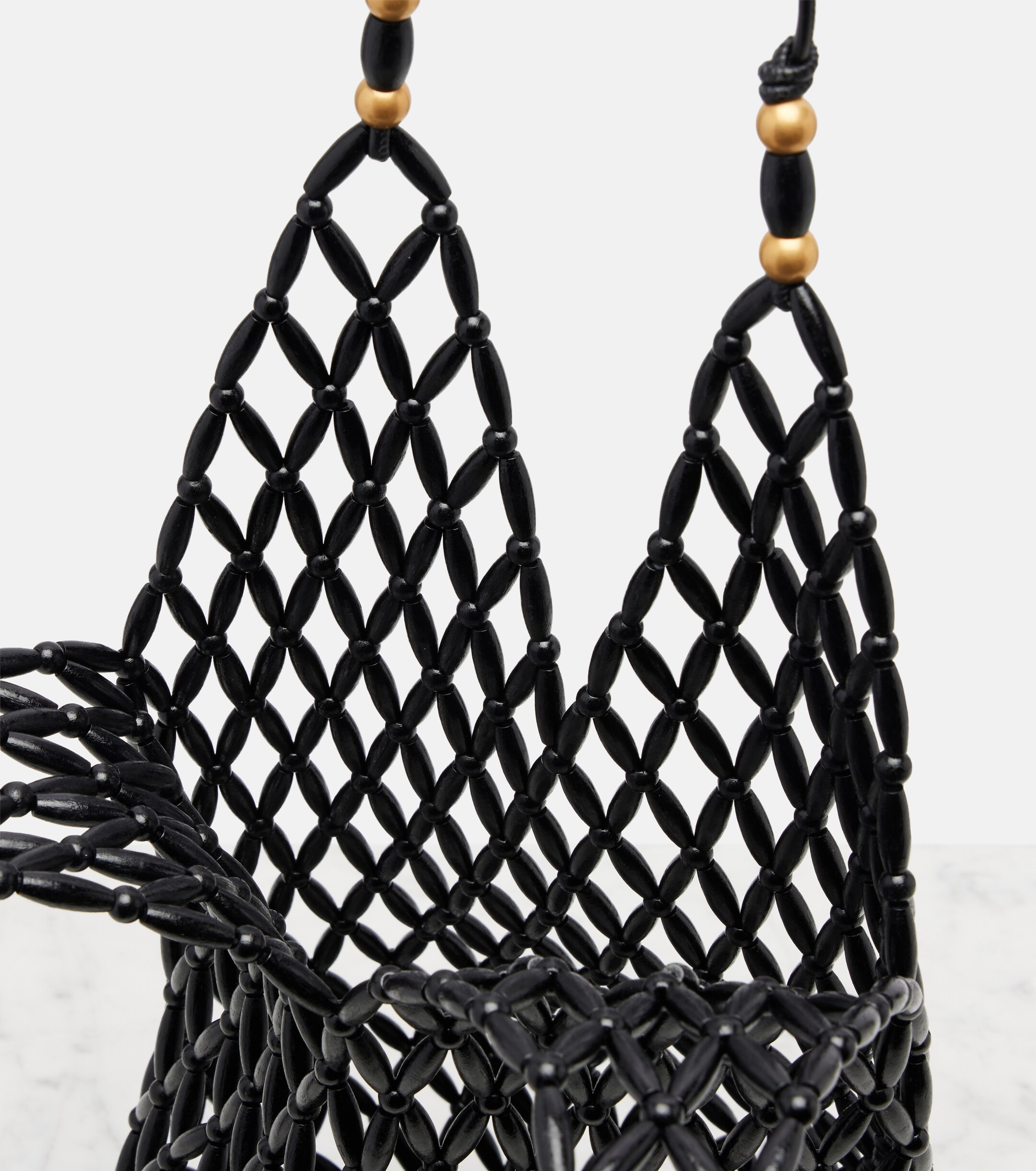 Saint Laurent Cassandre beaded shoulder bag