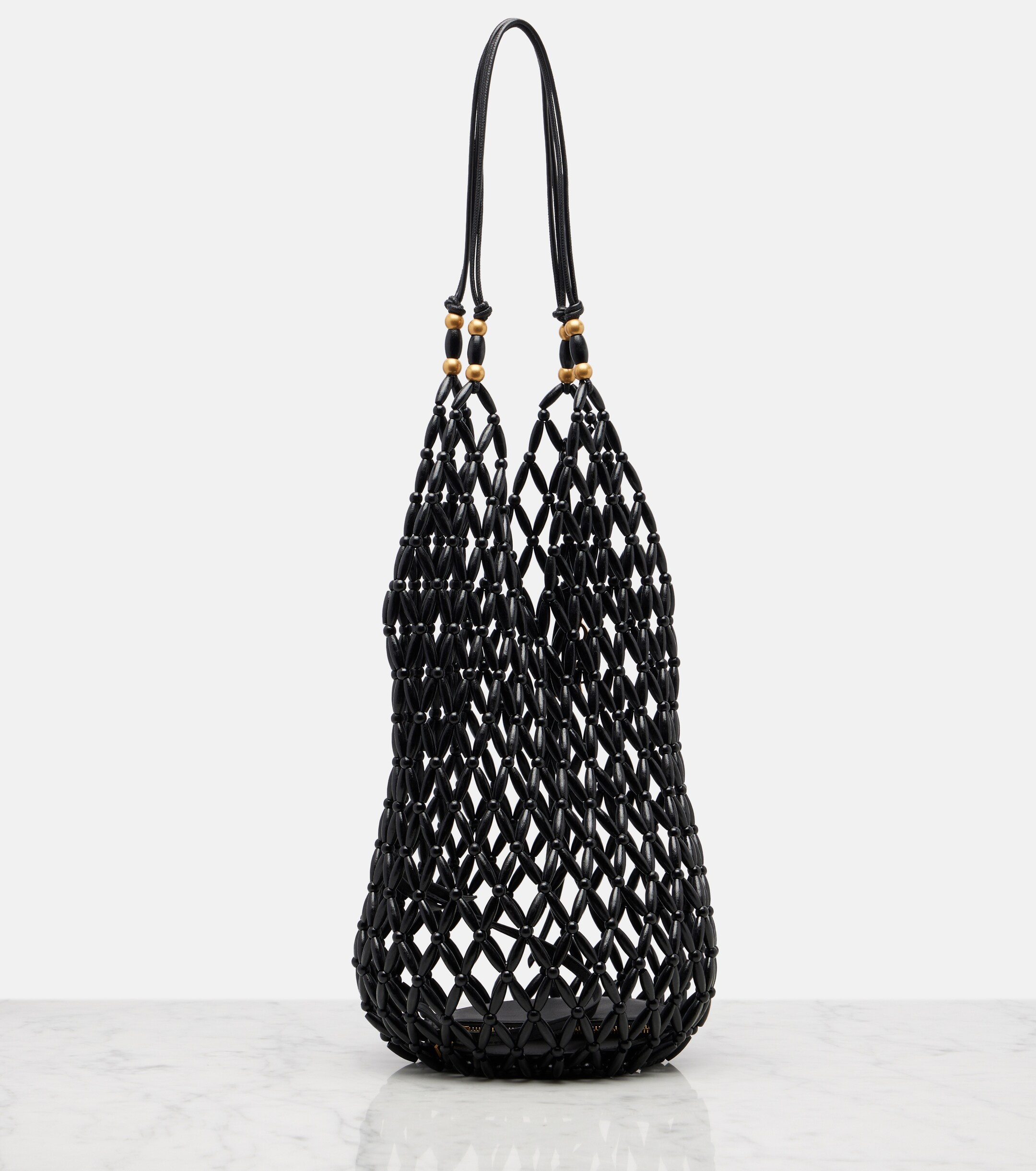 Saint Laurent Cassandre beaded shoulder bag