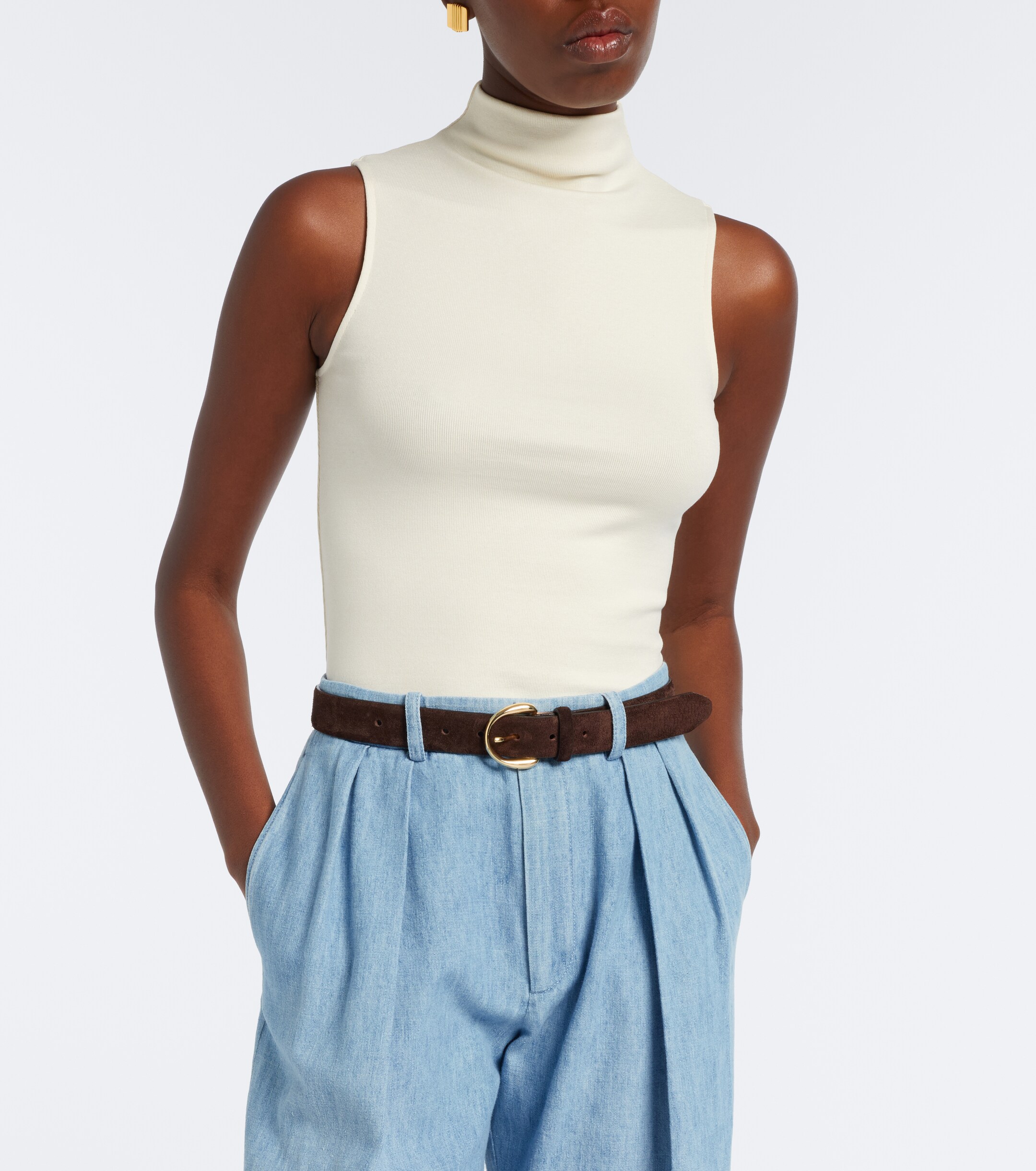 Ralph Lauren Collection Ralph Lauren Collection Naomie silk-blend turtleneck top