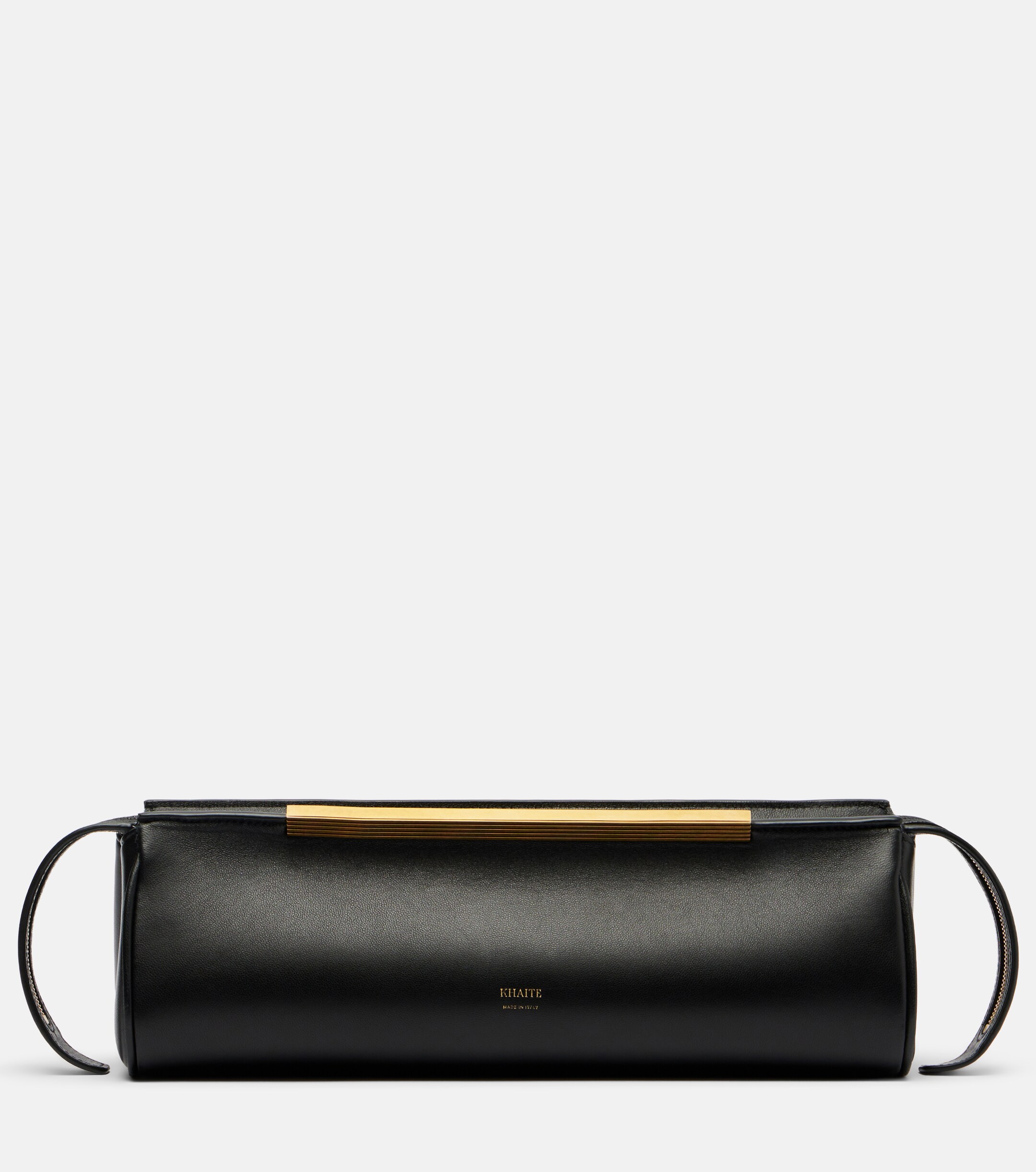 KHAITE Donna leather clutch