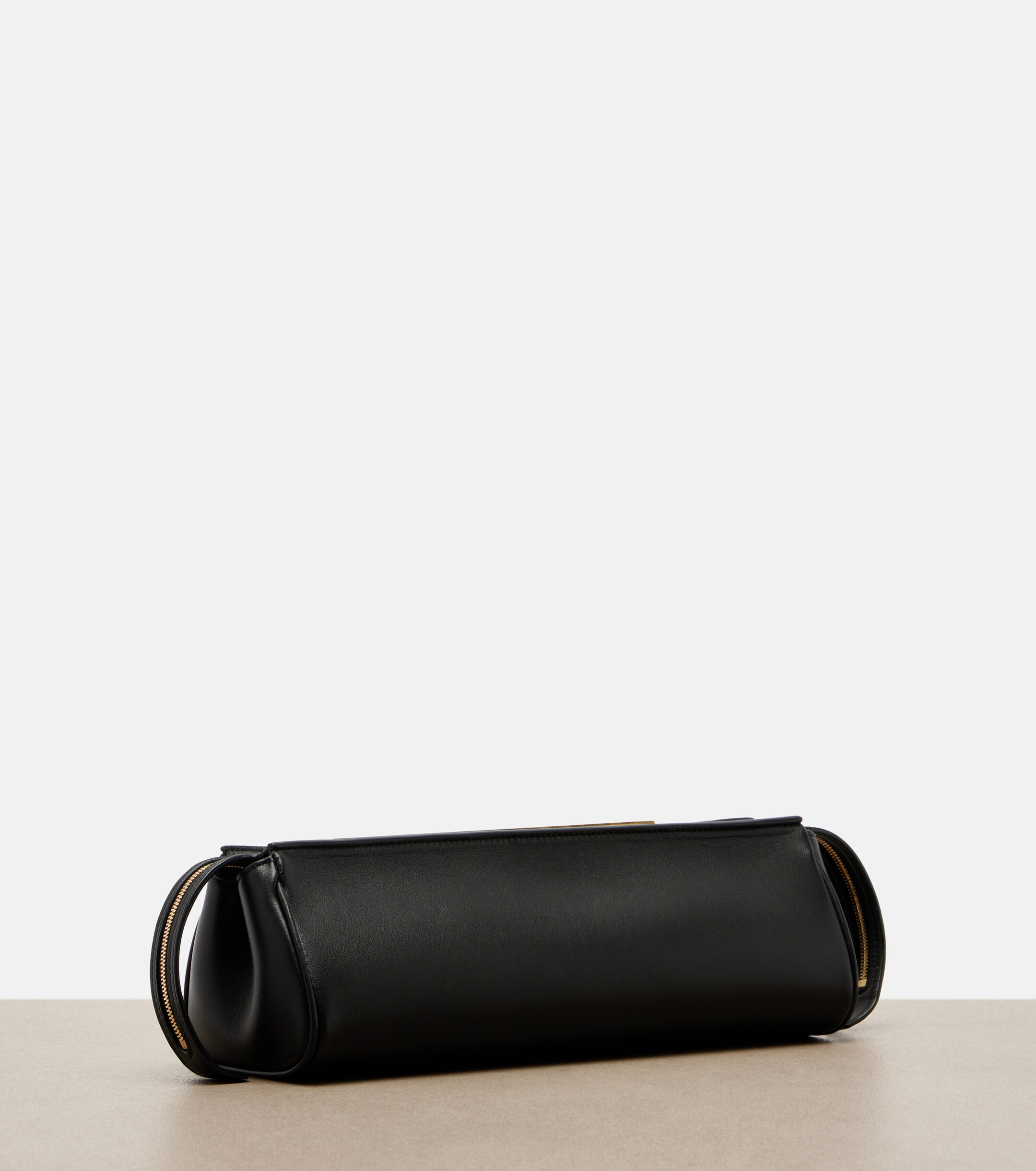 KHAITE Donna leather clutch