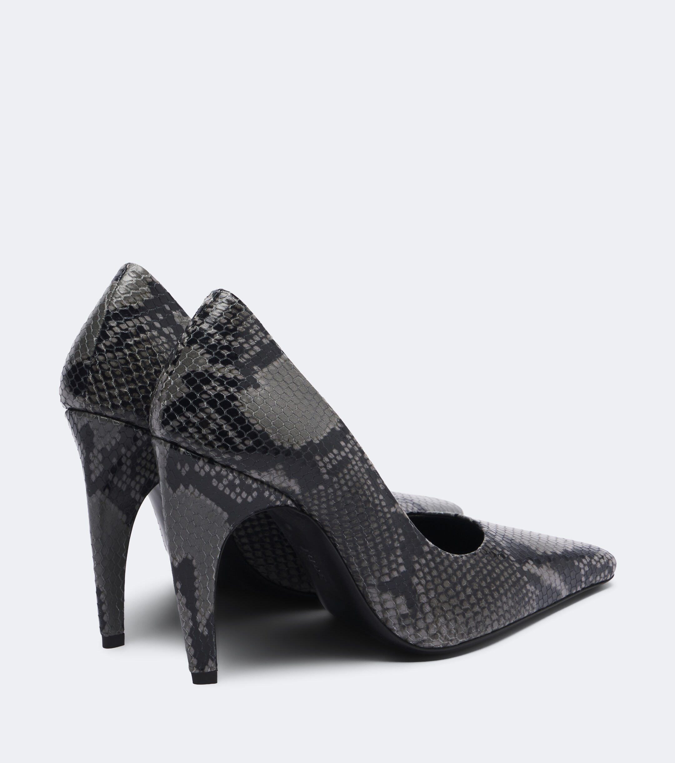 Jude JUDE Fame snake-effect leather pumps
