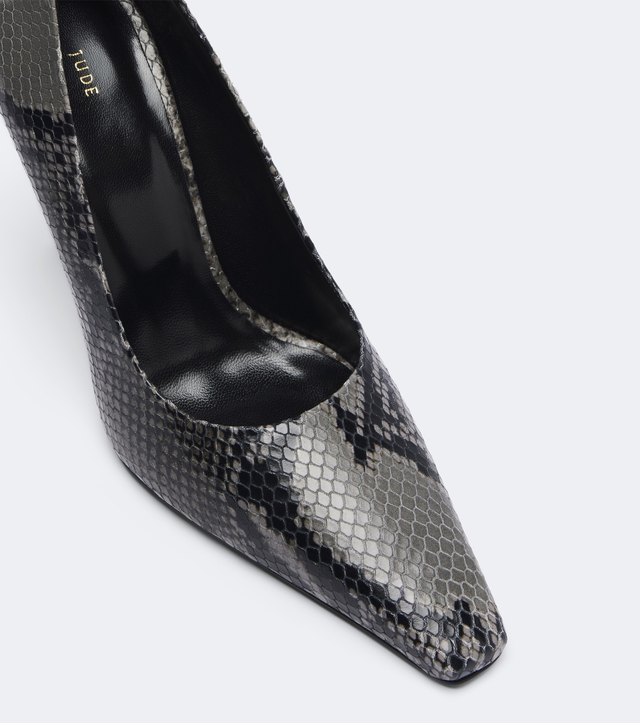 Jude JUDE Fame snake-effect leather pumps