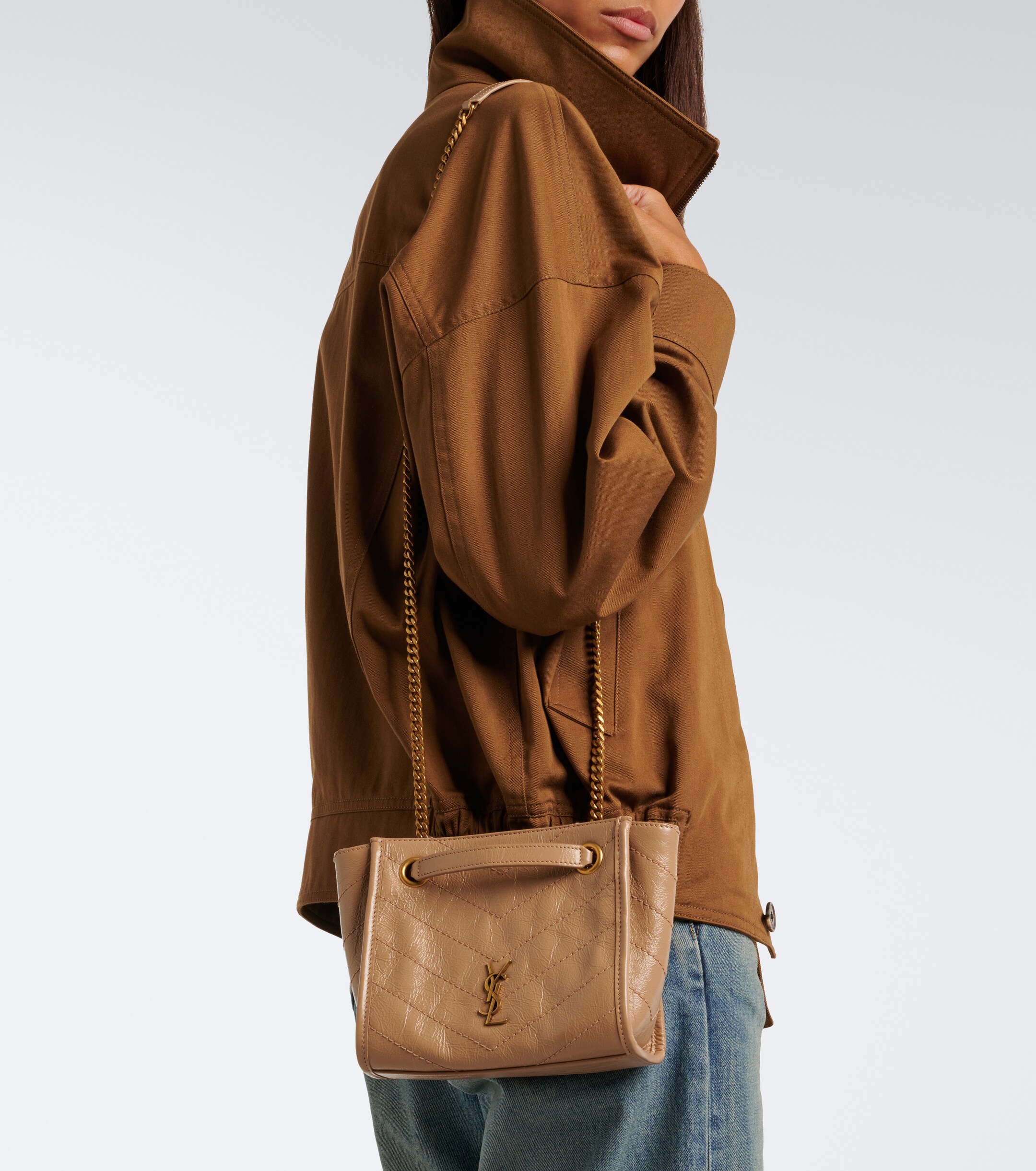 Saint Laurent Saint Laurent Niki Mini leather shoulder bag