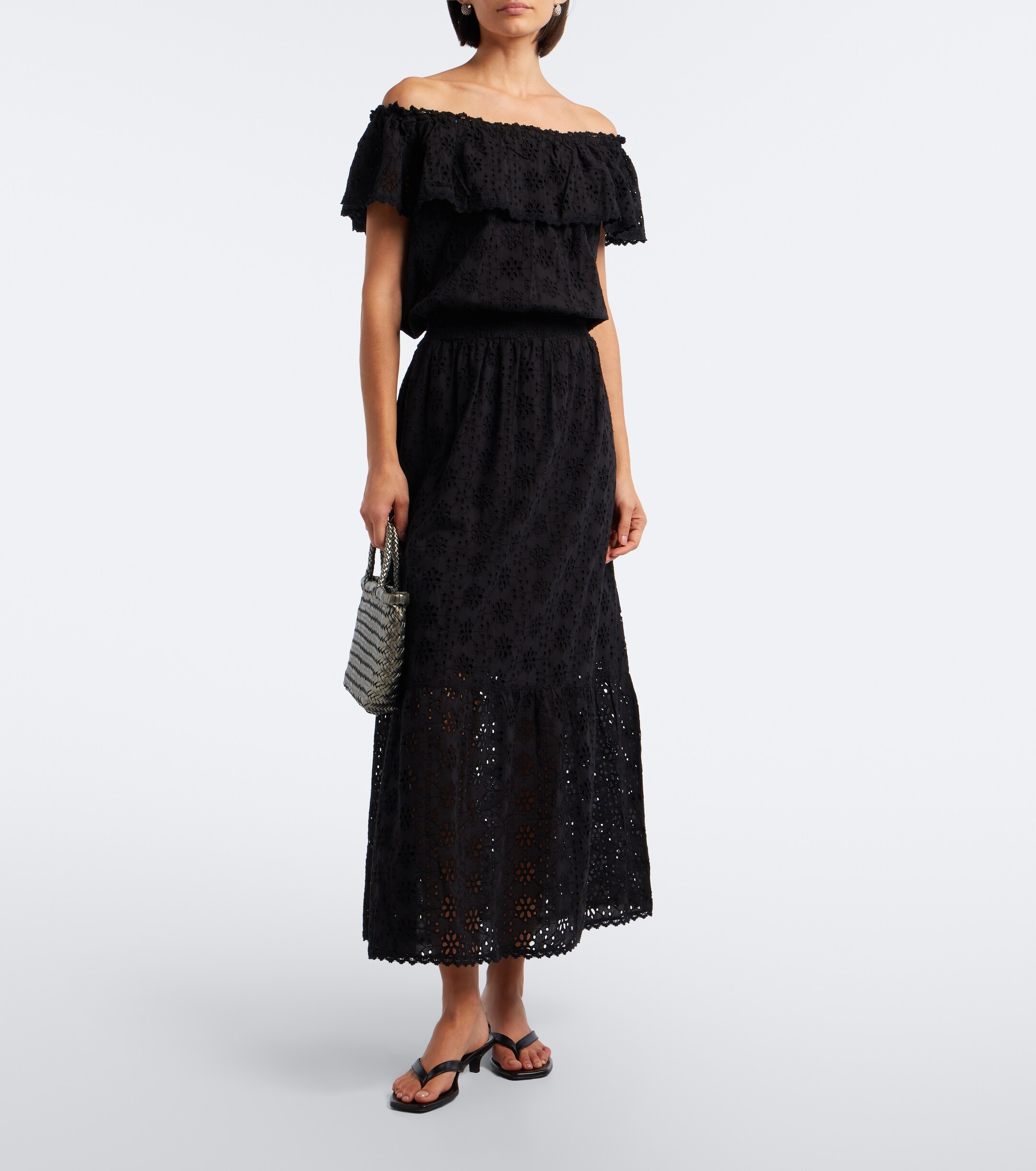Melissa Odabash Melissa Odabash Larna broderie anglaise cotton midi dress
