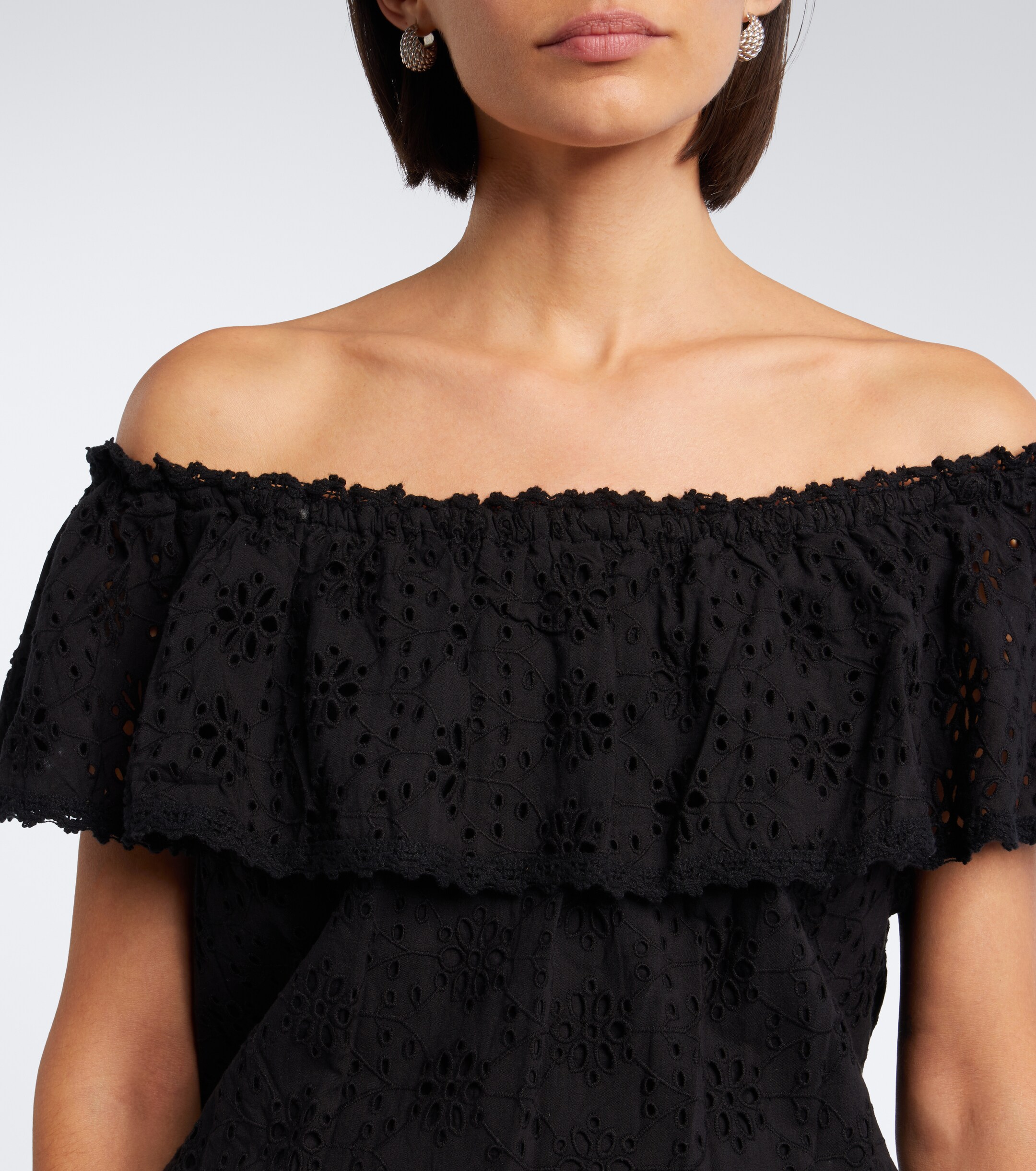 Melissa Odabash Melissa Odabash Larna broderie anglaise cotton midi dress