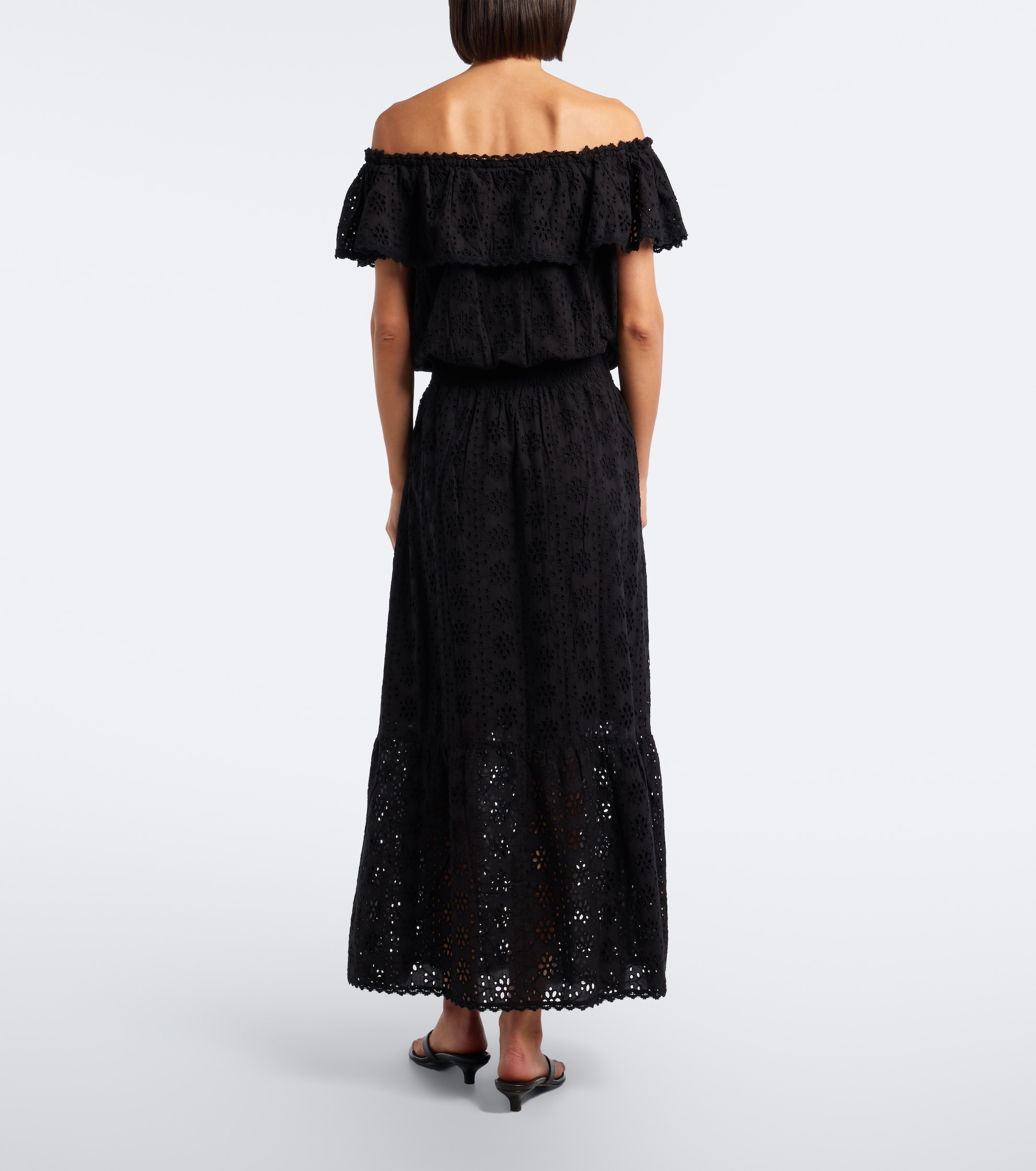 Melissa Odabash Melissa Odabash Larna broderie anglaise cotton midi dress