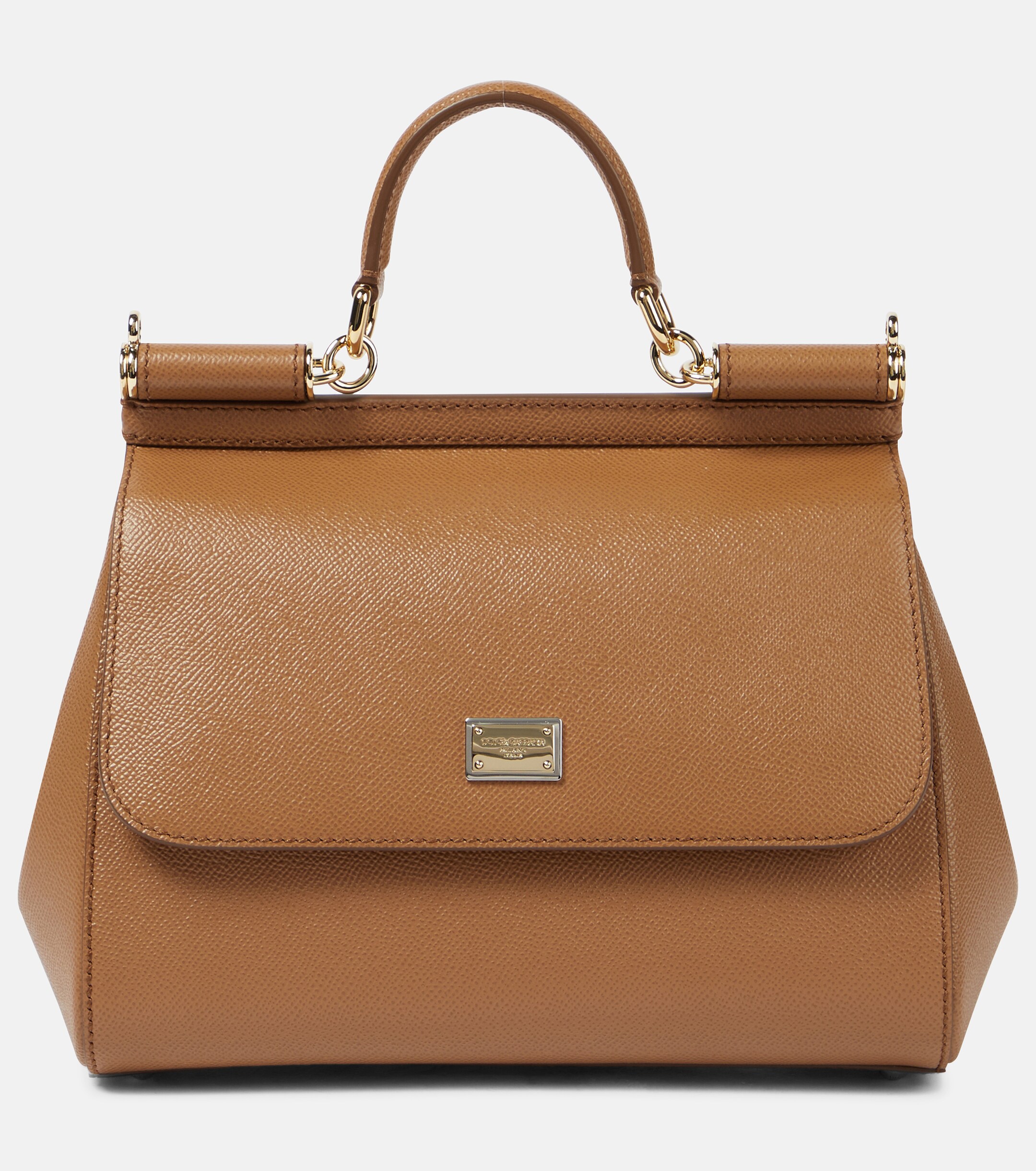 Dolce&Gabbana Sicily Large leather shoulder bag