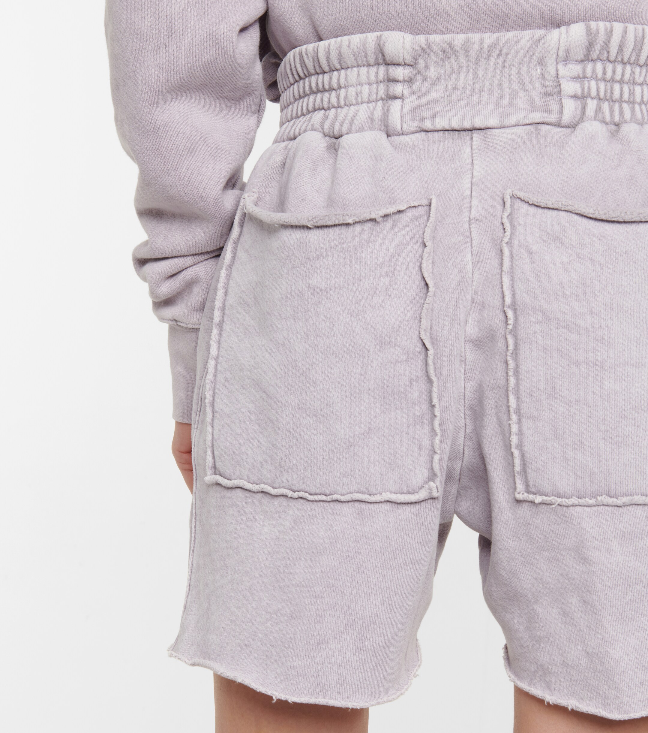Les Tien Cotton fleece shorts