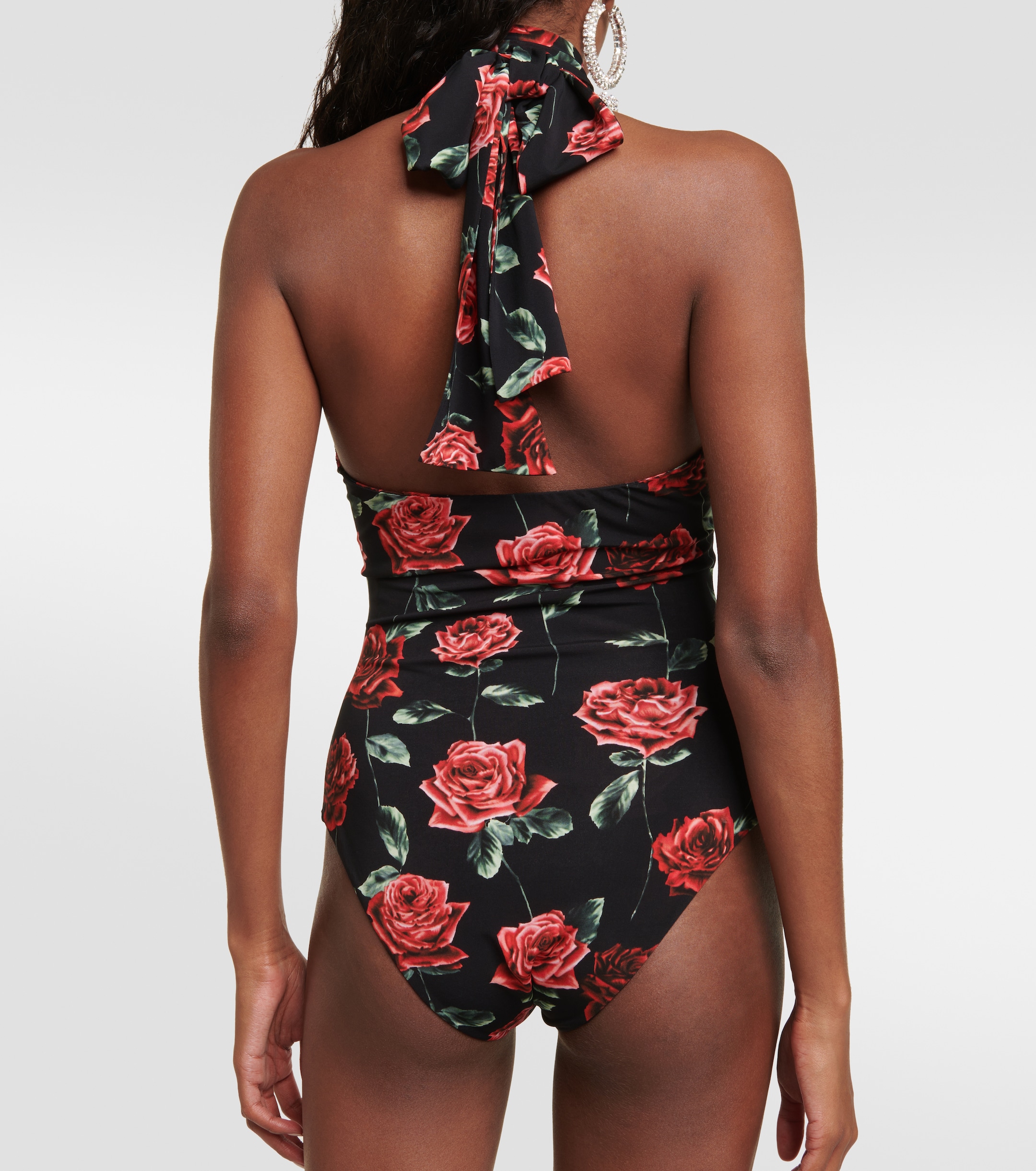 Magda Butrym Floral cutout jersey bodysuit