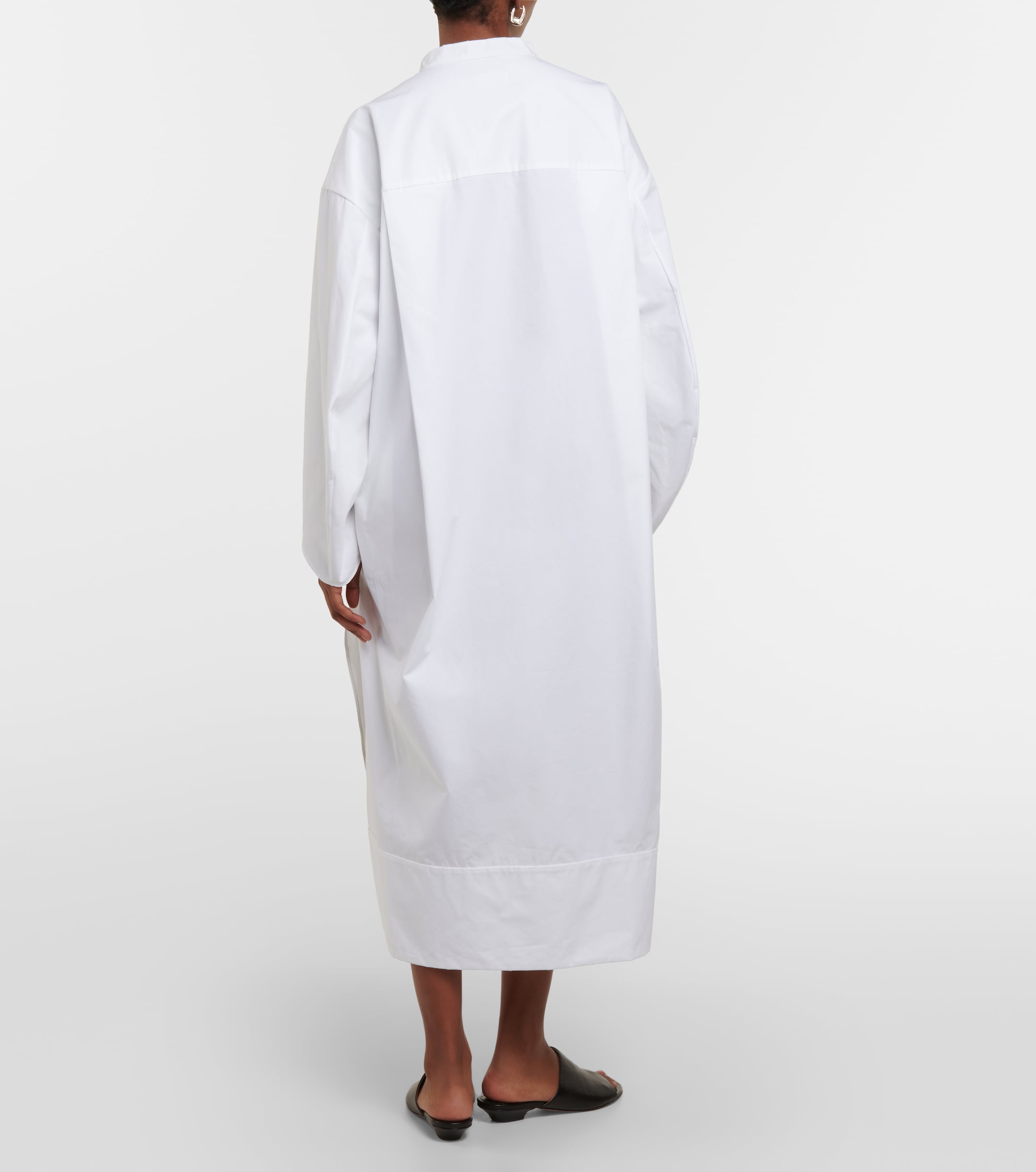 KHAITE Brom cotton midi dress