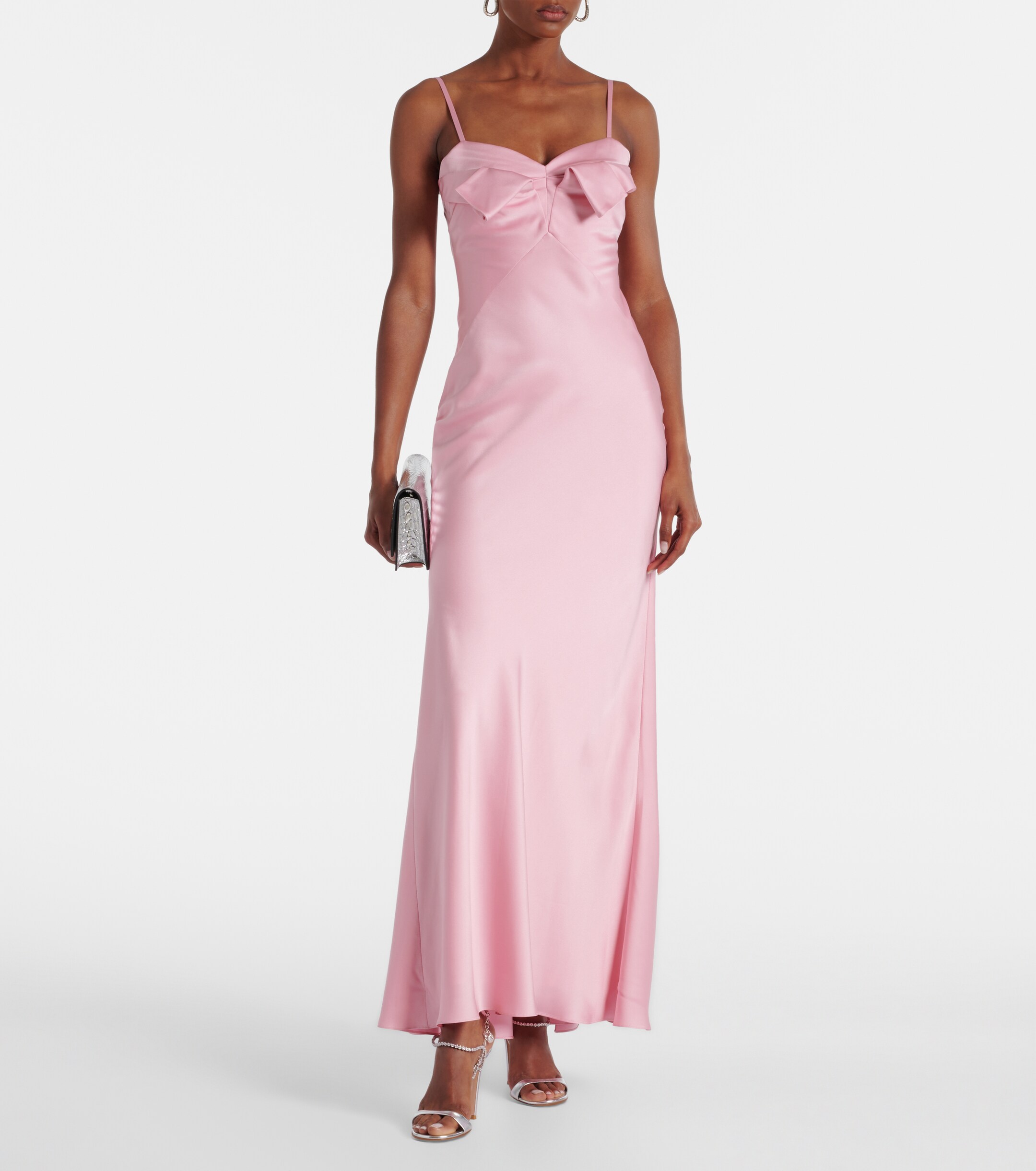 GIANVITO ROSSI 105 embellished metallic leather sandals 