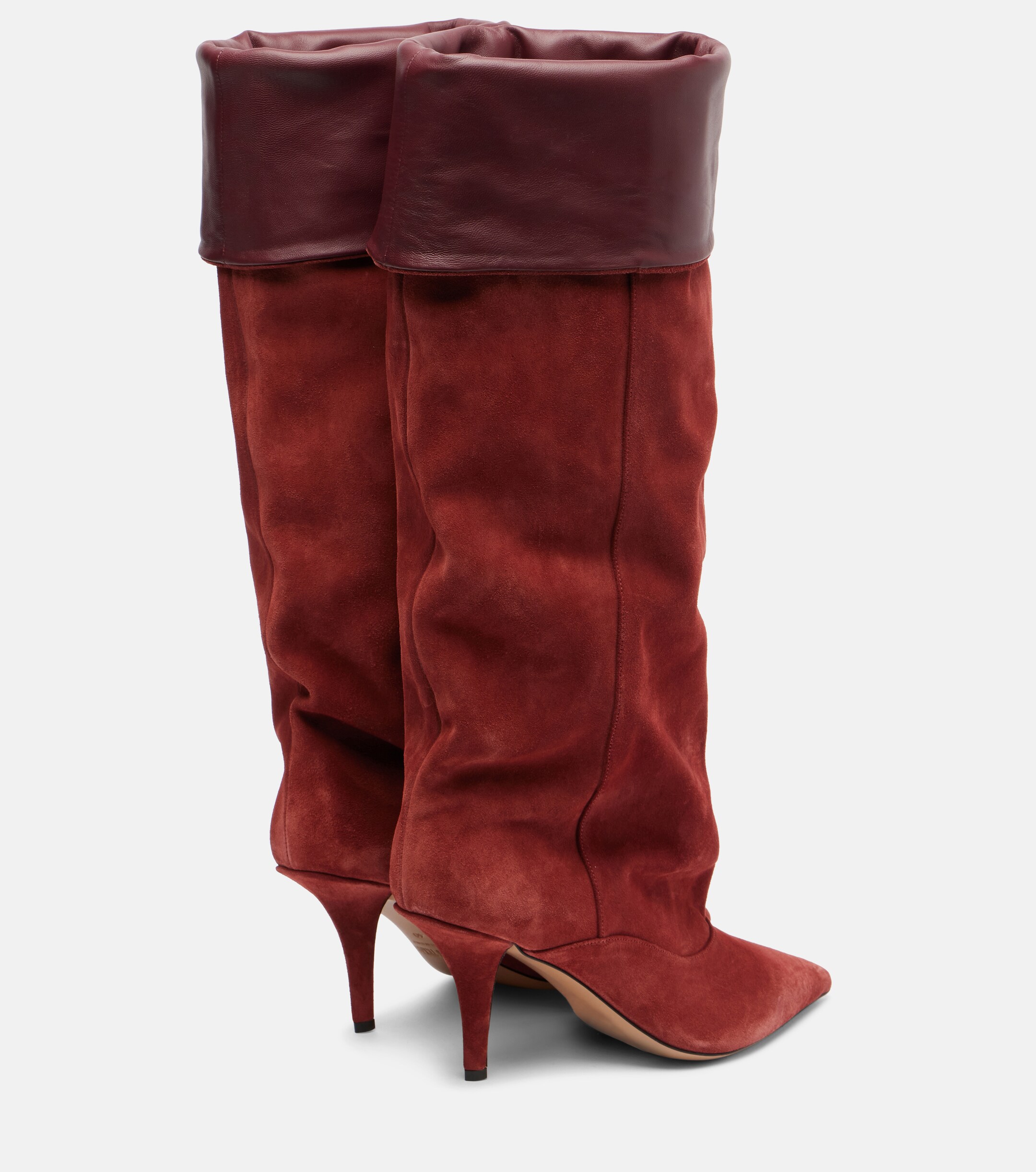Paris Texas Ines 75 suede knee-high boots