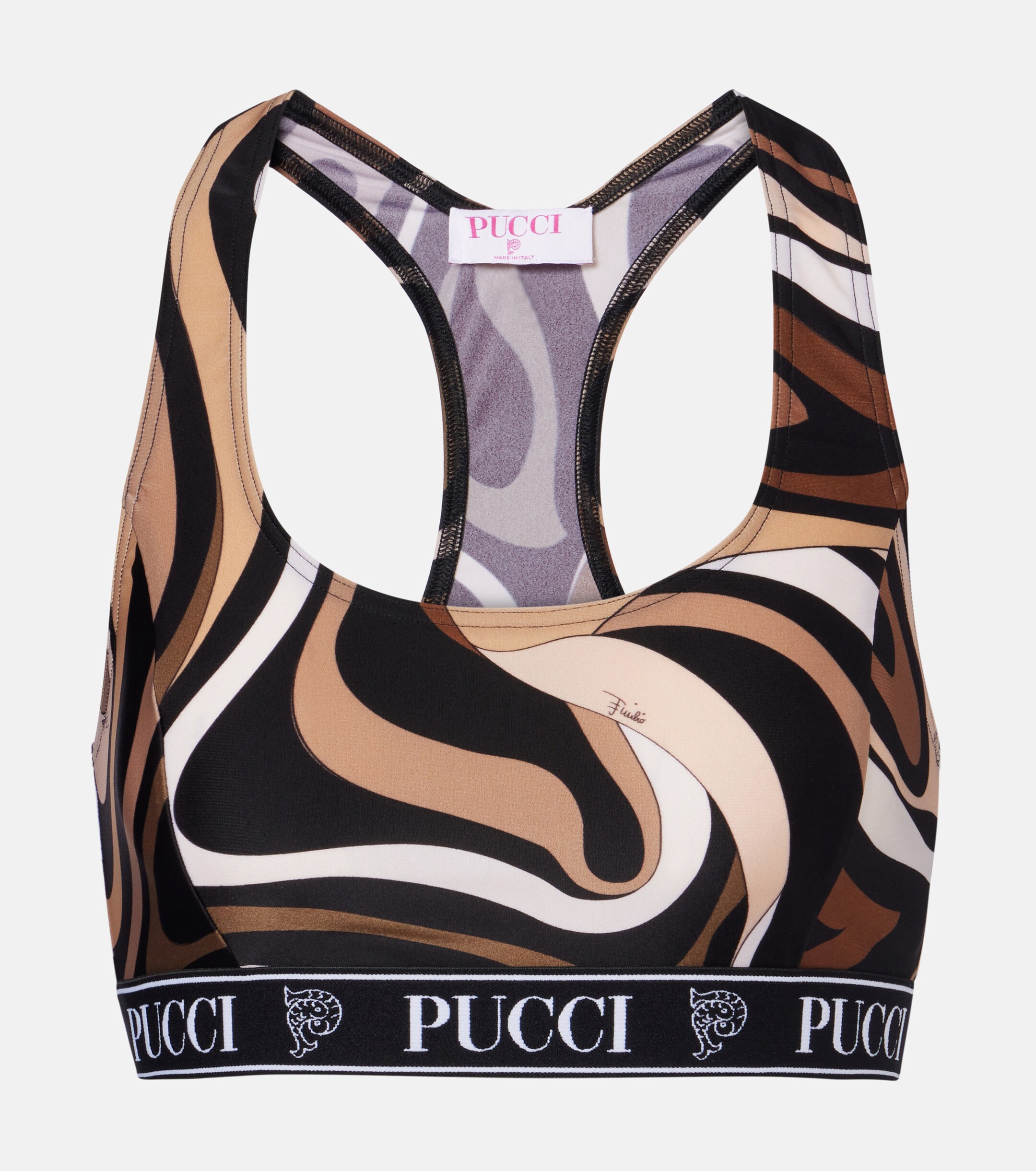 Pucci Pucci Marmo sports bra