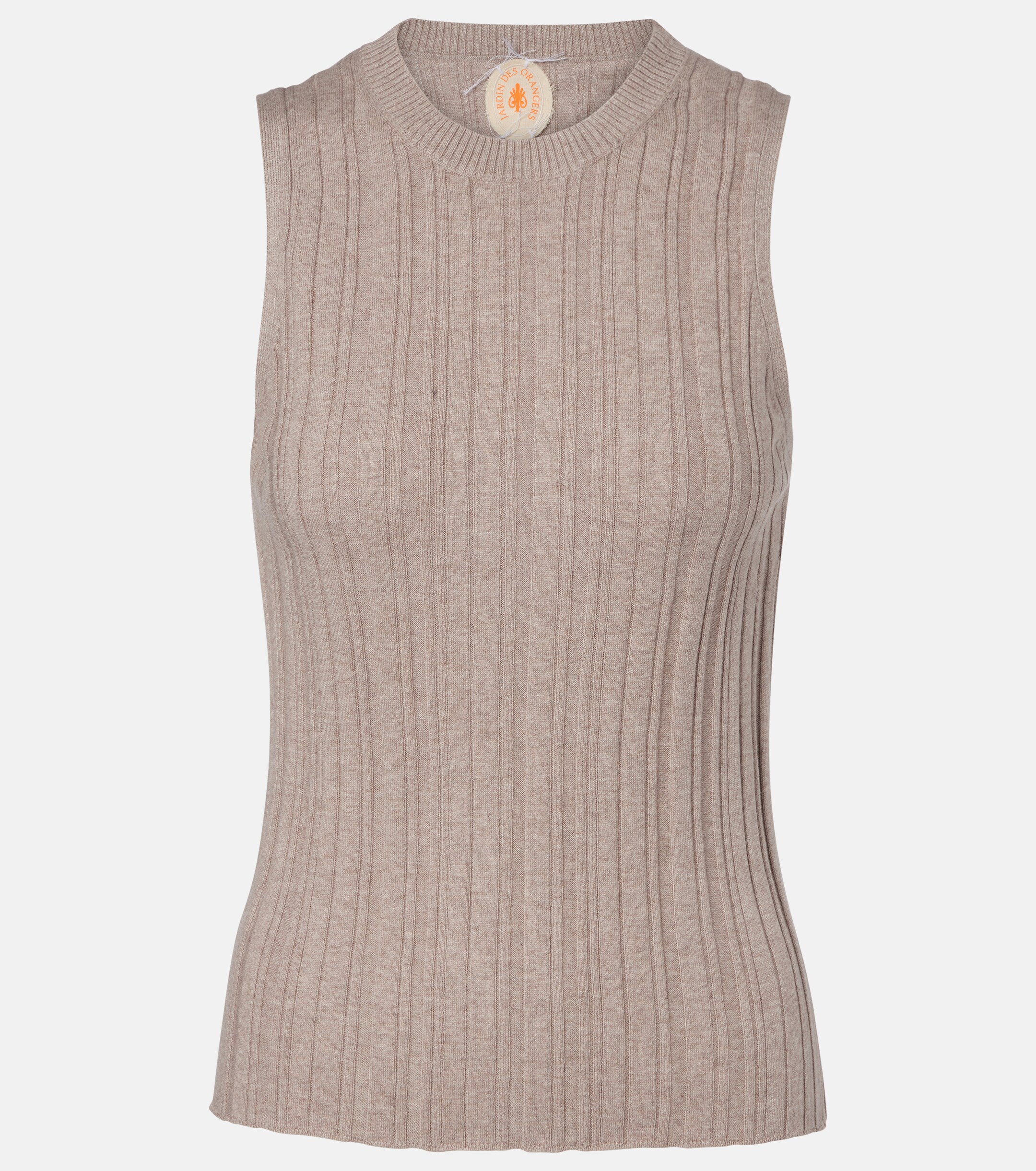 Jardin des Orangers Jardin des Orangers Cotton, silk, and cashmere tank top