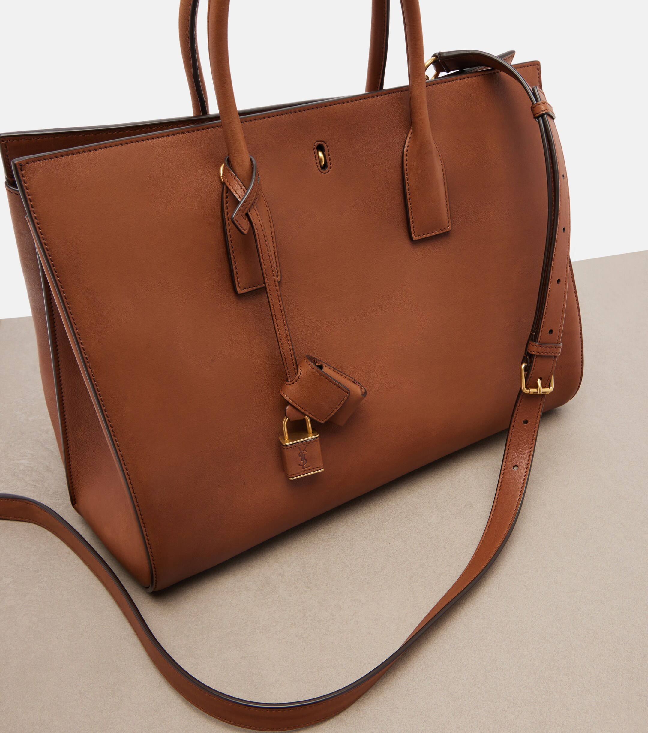 Saint Laurent Sac De Jour Large leather tote bag