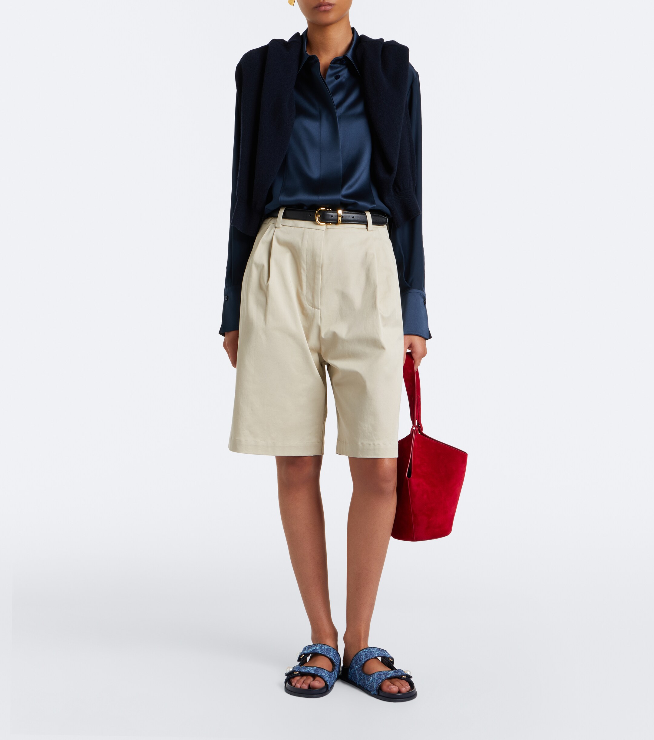 JIMMY CHOO Jimmy Choo Fayence denim sandals